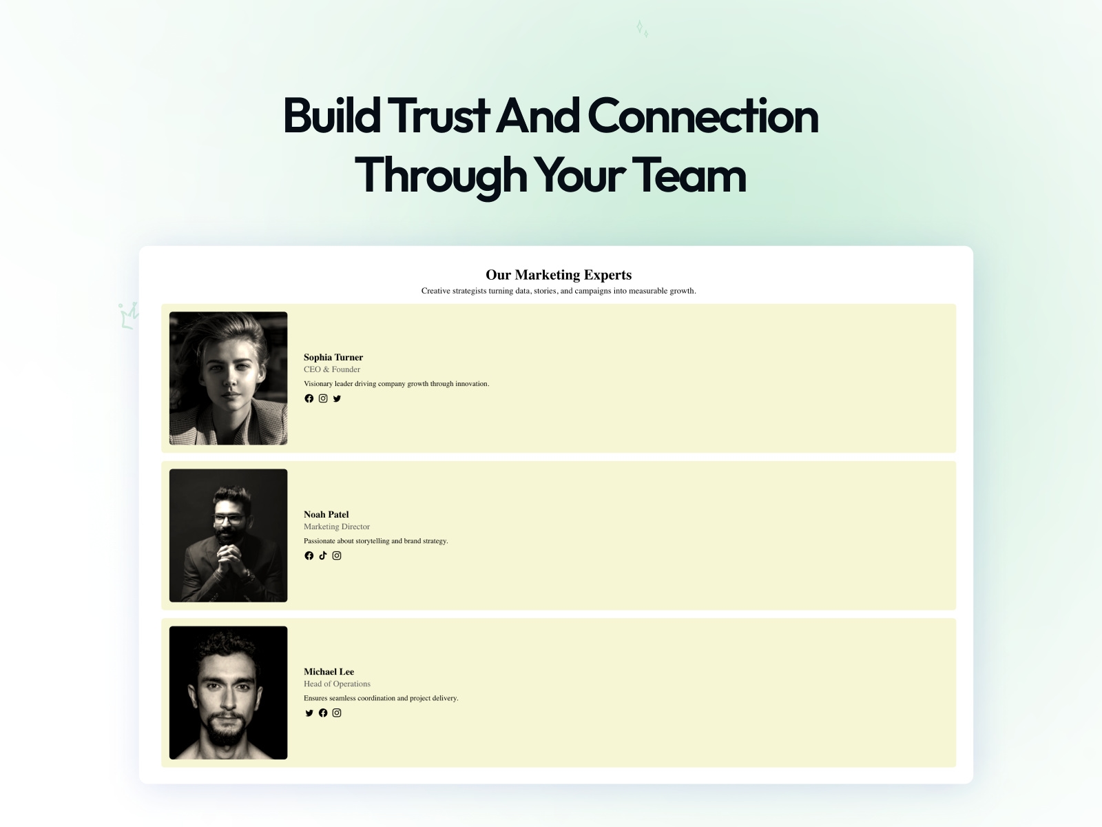 Screenshot 4 for PlumSpace: Team Members, a Framer Marketplace plugin by PlumSpace.