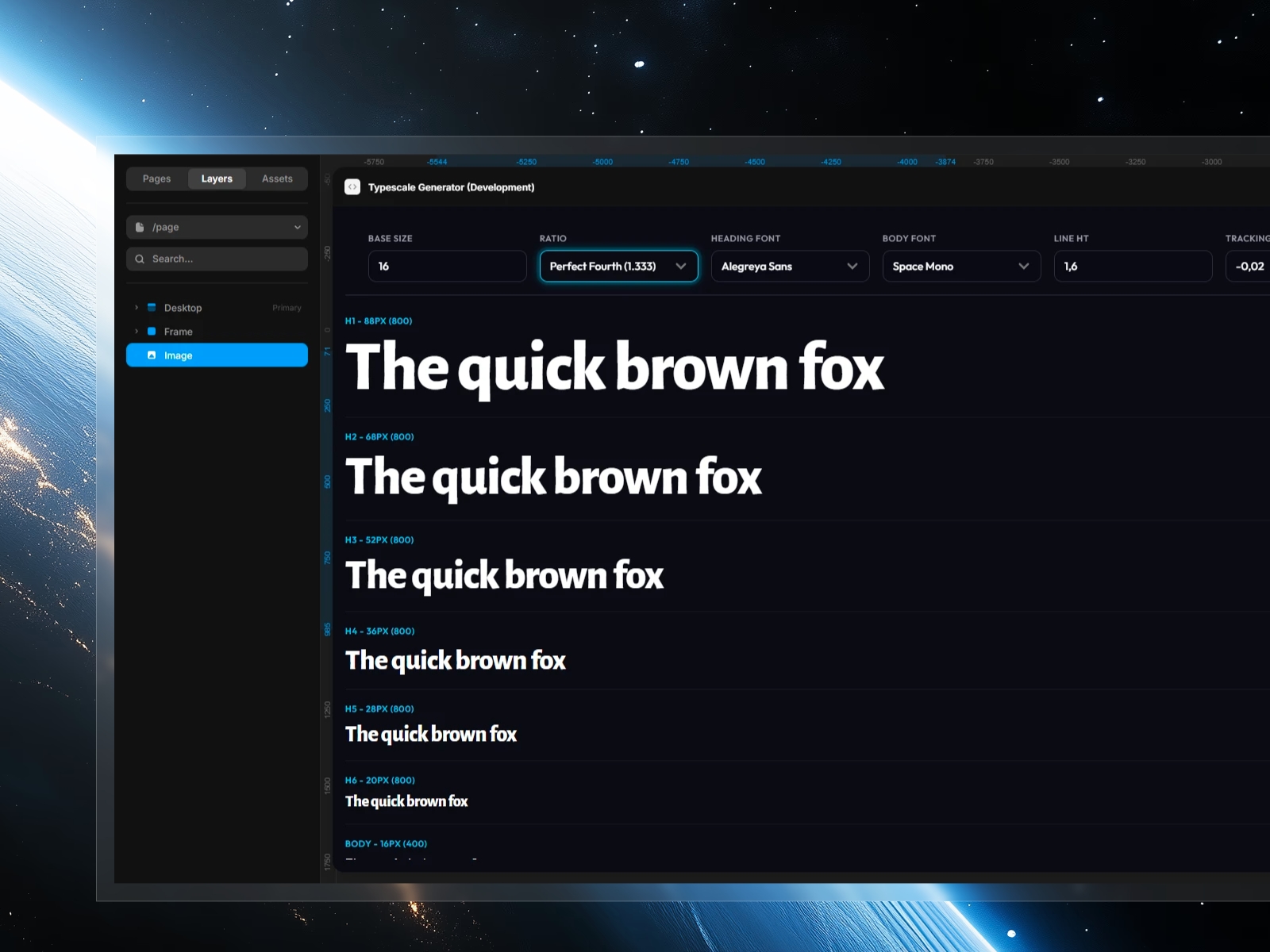 Thumbnail 1 for Shukr Systemic Typescale, a Framer Marketplace template by Shukr Design.