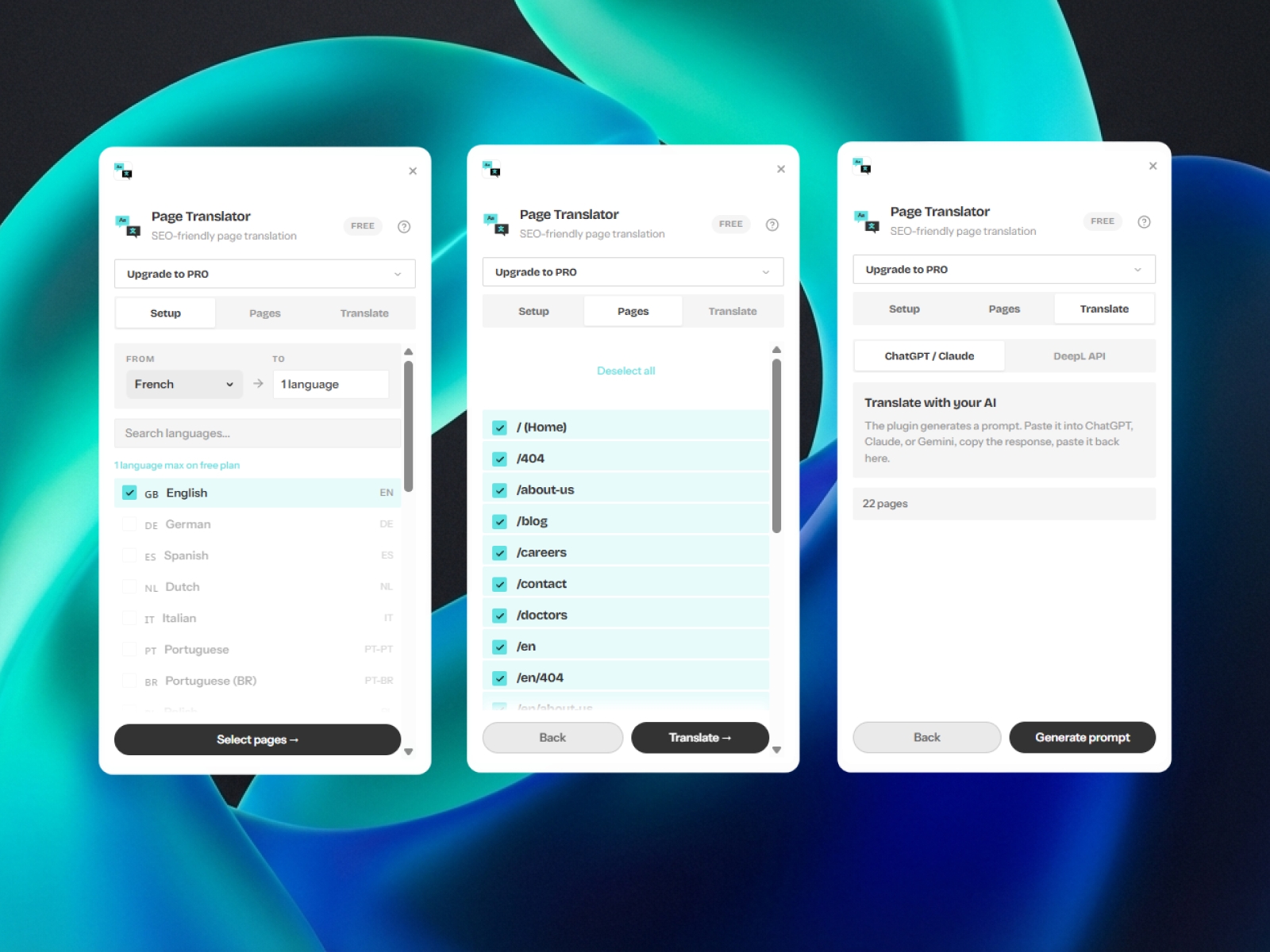 Thumbnail 2 for Page Translator, a Framer Marketplace template by Ilies Allali.
