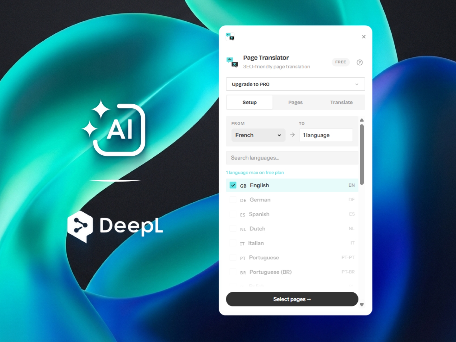 Thumbnail 1 for Page Translator, a Framer Marketplace template by Ilies Allali.