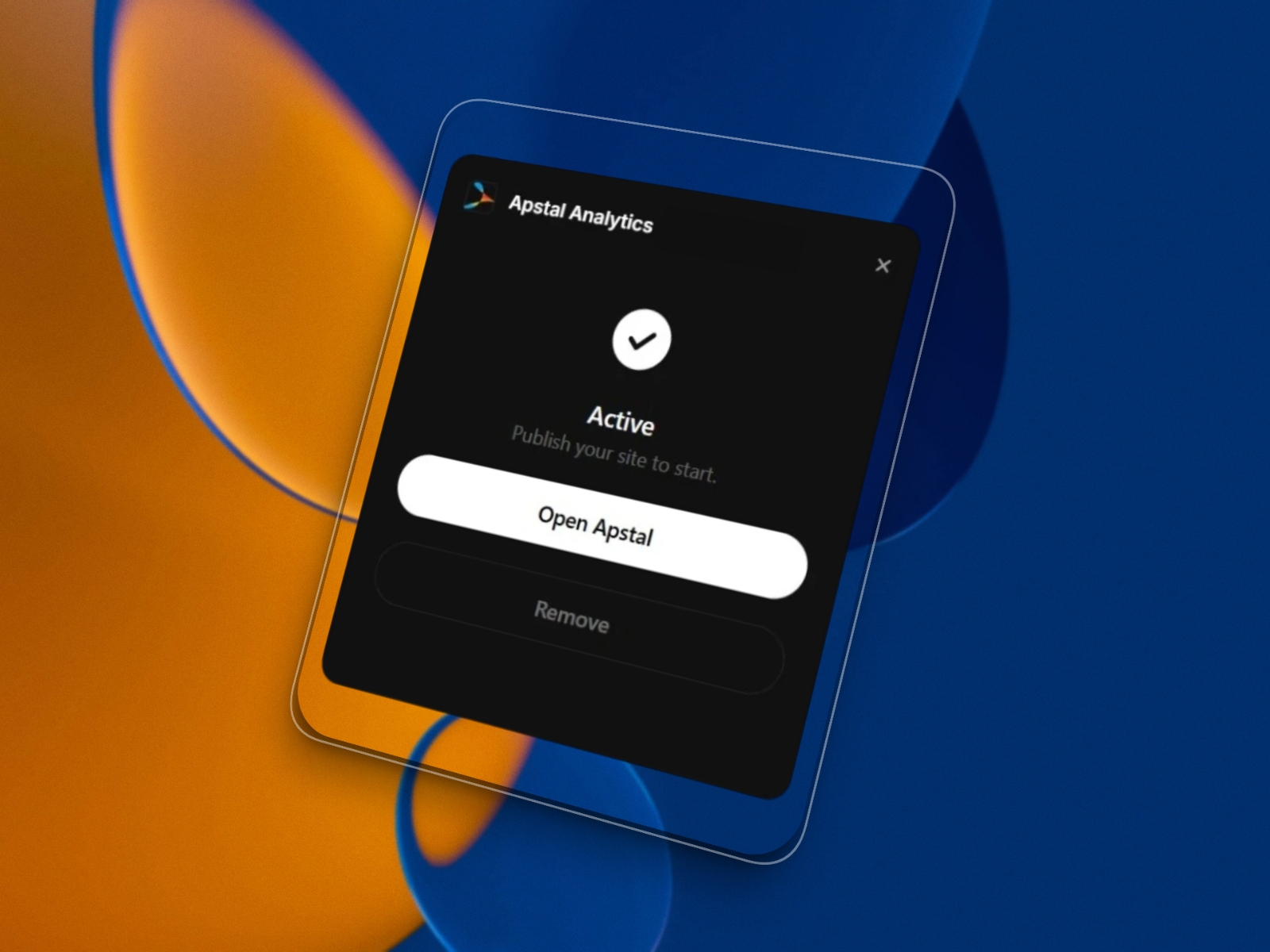 Screenshot 4 for Apstal Analytics, a Framer Marketplace plugin by Apstal.