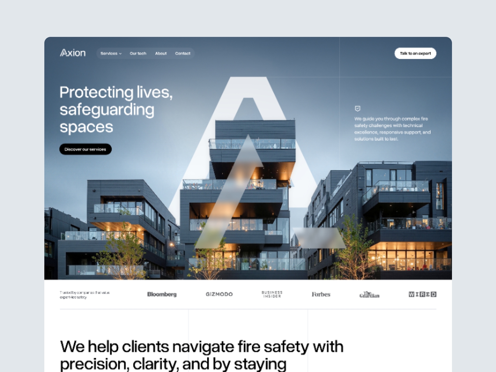 Thumbnail for Axion Consultancy, a Framer Experts site by Reiss.
