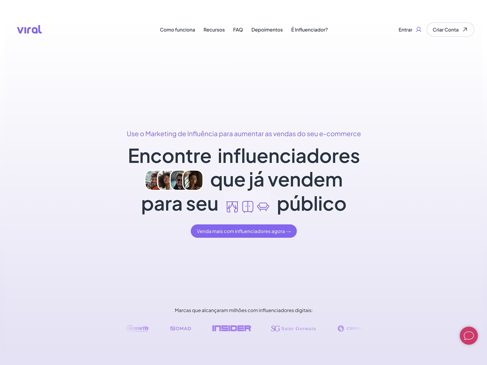 Thumbnail for viral.com.br, a Framer Experts site by Wama.