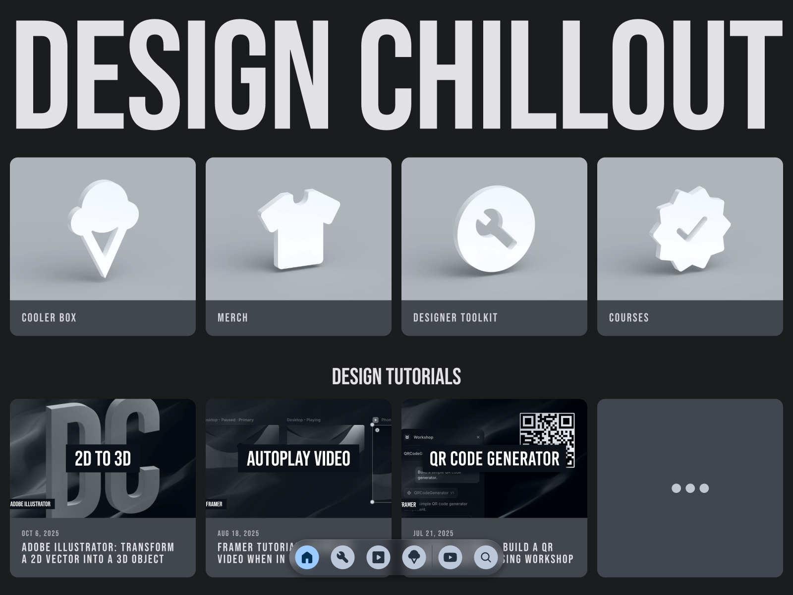 Thumbnail for designchillout.co, a Framer Experts site by Robin Louw.