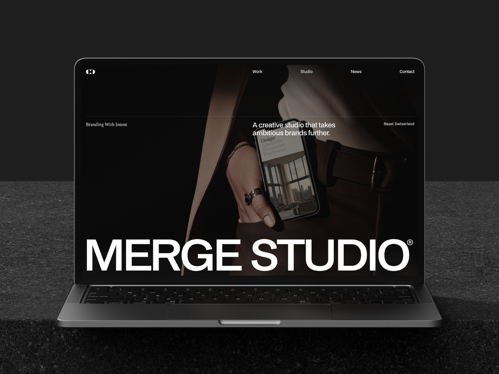 Thumbnail 1 for Merge Studio, a Framer Marketplace template by Wireframe.