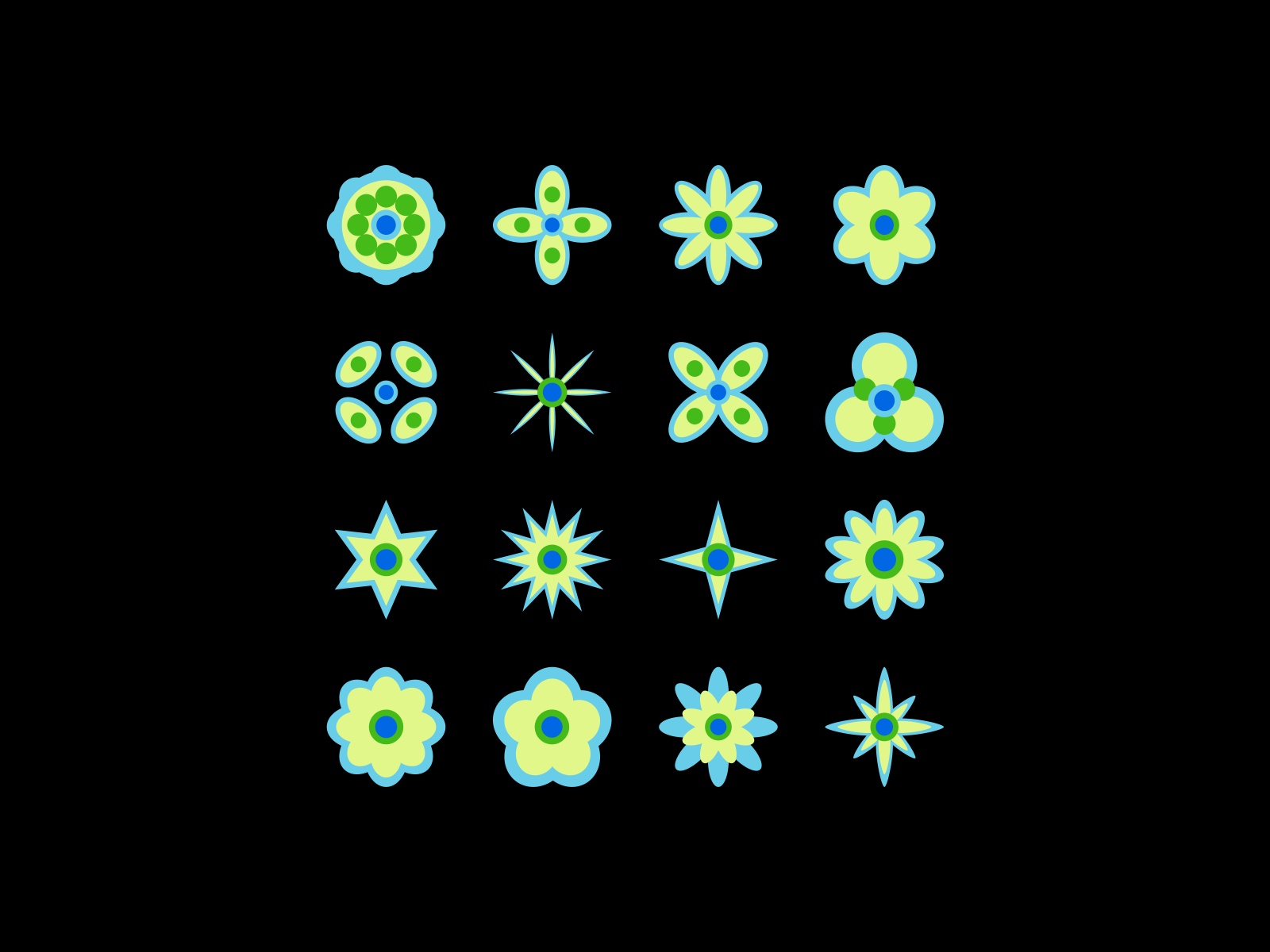 Flowers and Sparkles
