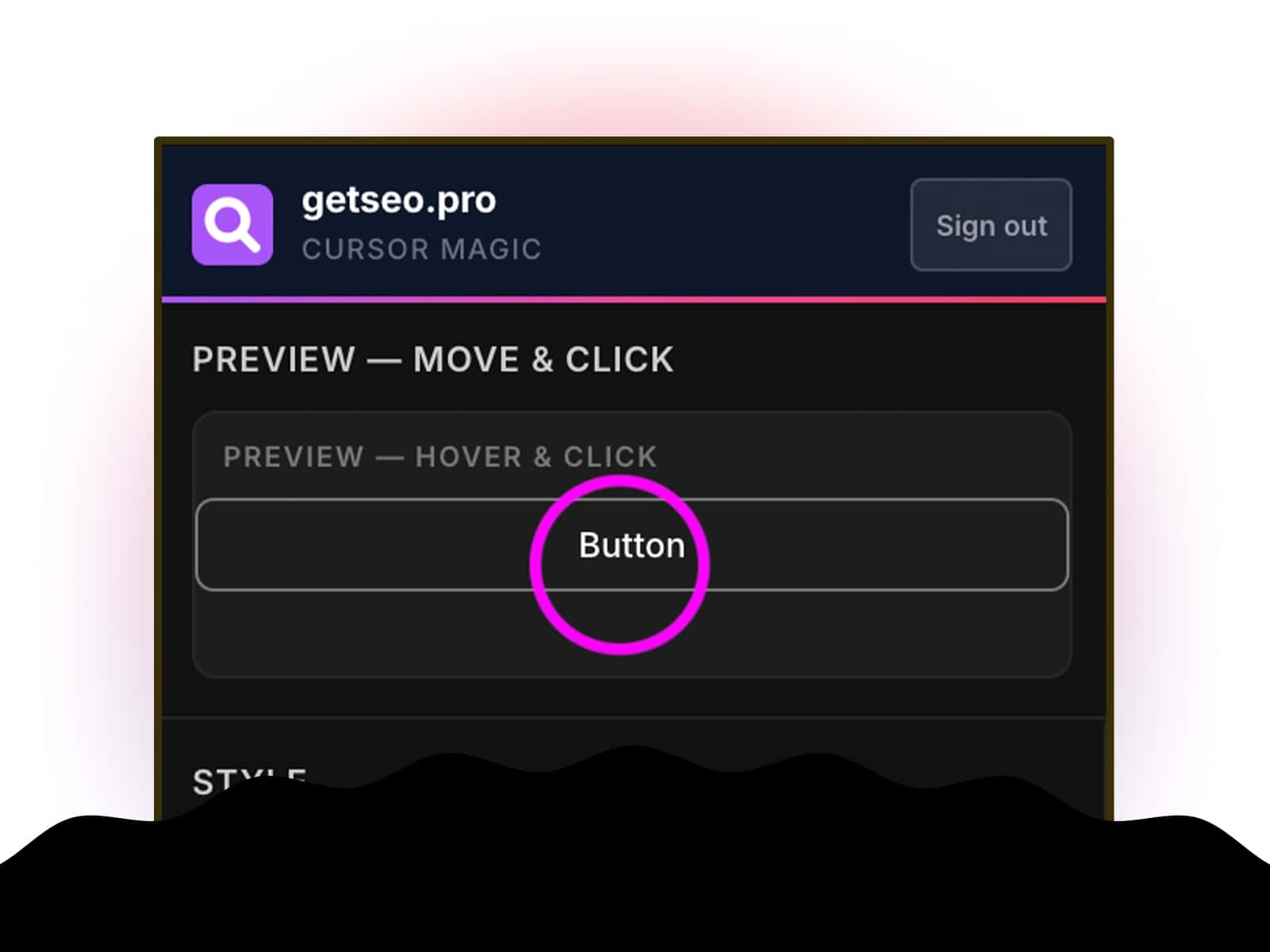Cursor Play by getseo.pro