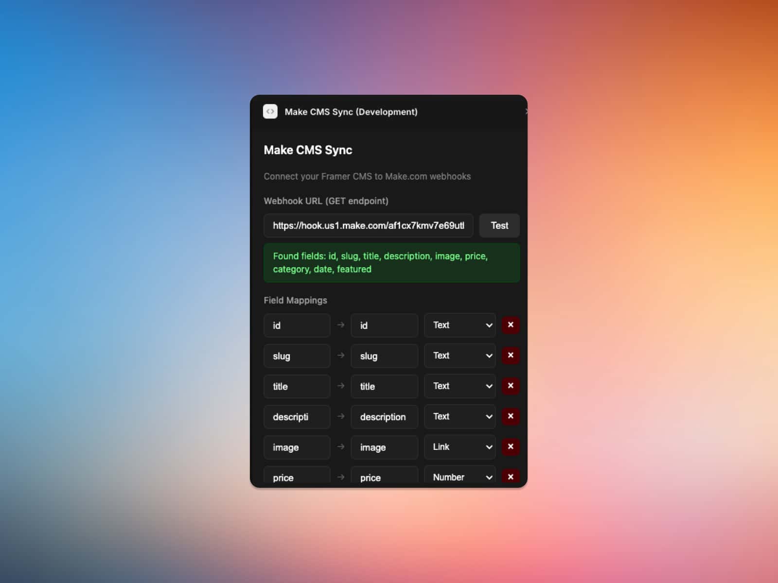 Make CMS Sync