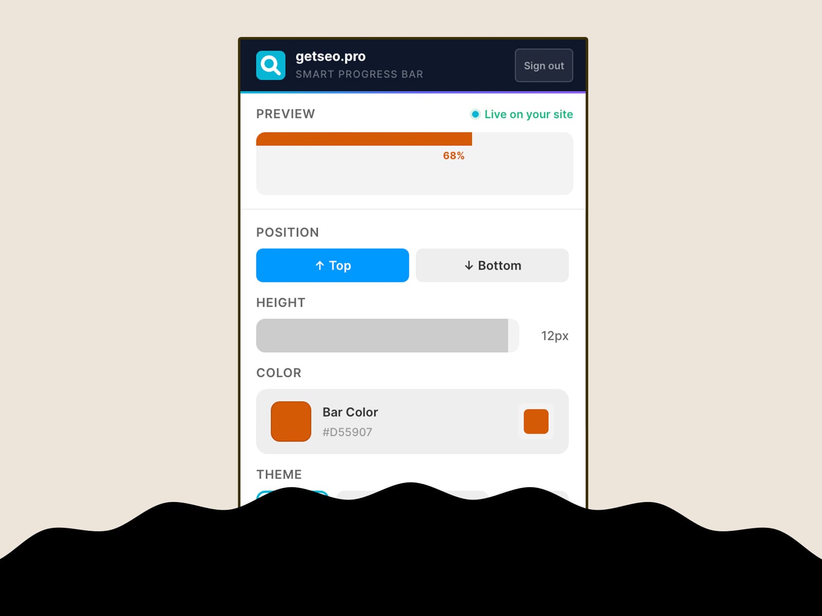 Smart Progress Bar by getseo.pro