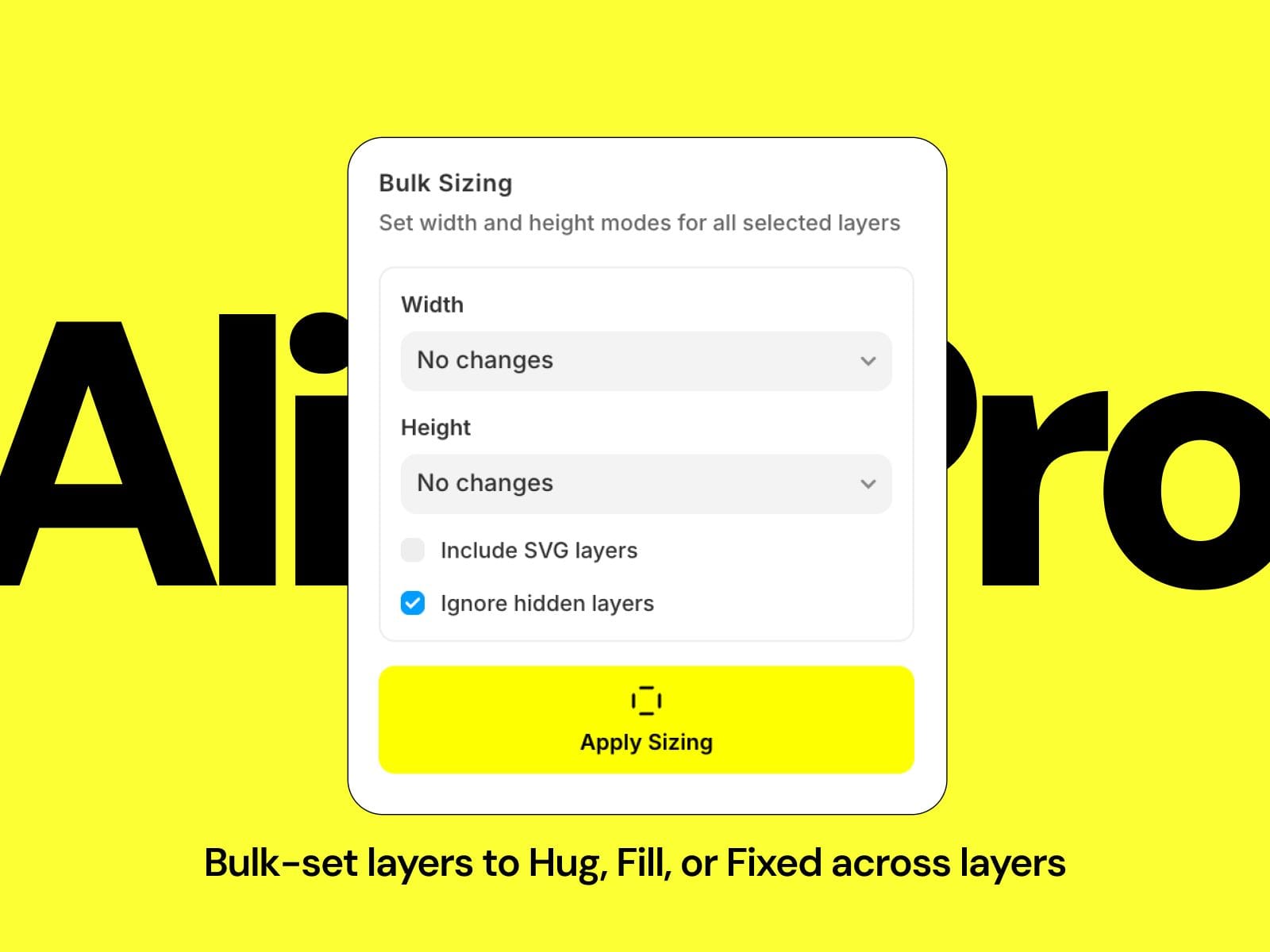 Align Pro - Bulk Align