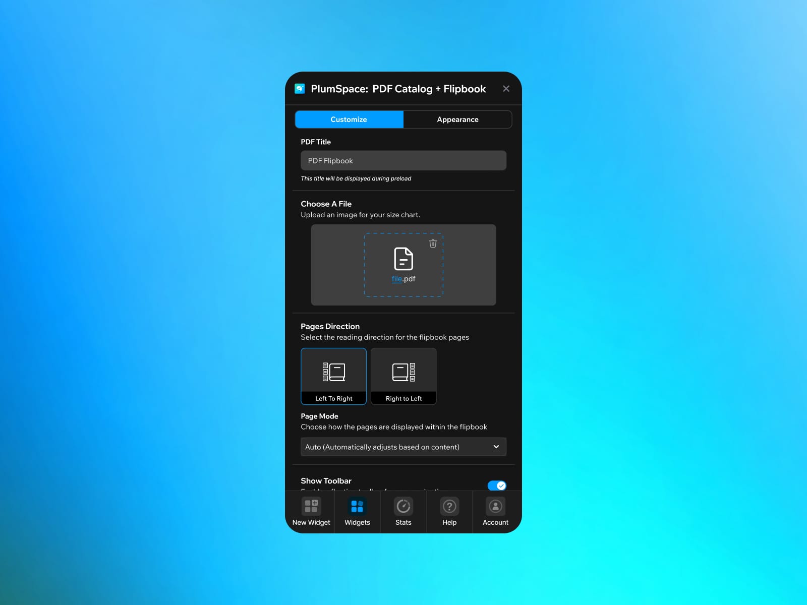 PlumSpace: PDF Catalog + Flipbook
