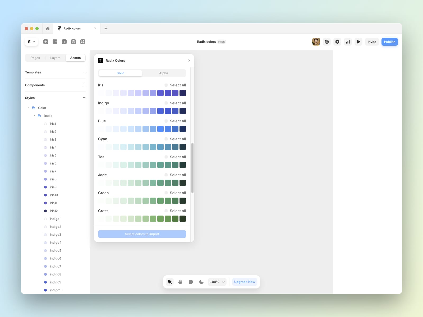 Radix Colors
