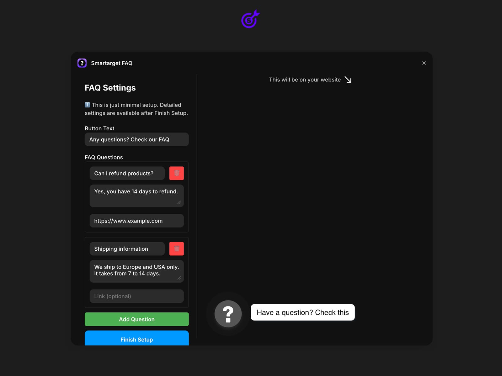 Smartarget FAQ