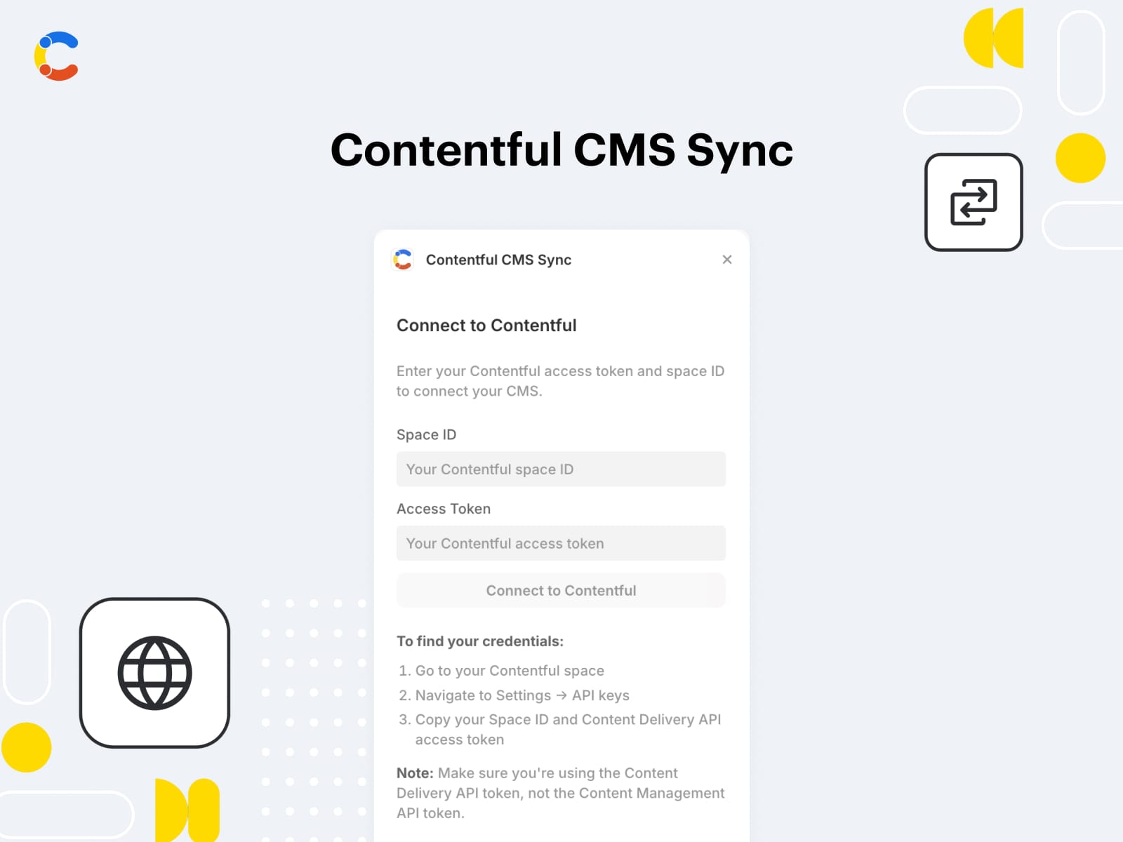 Contentful CMS Sync