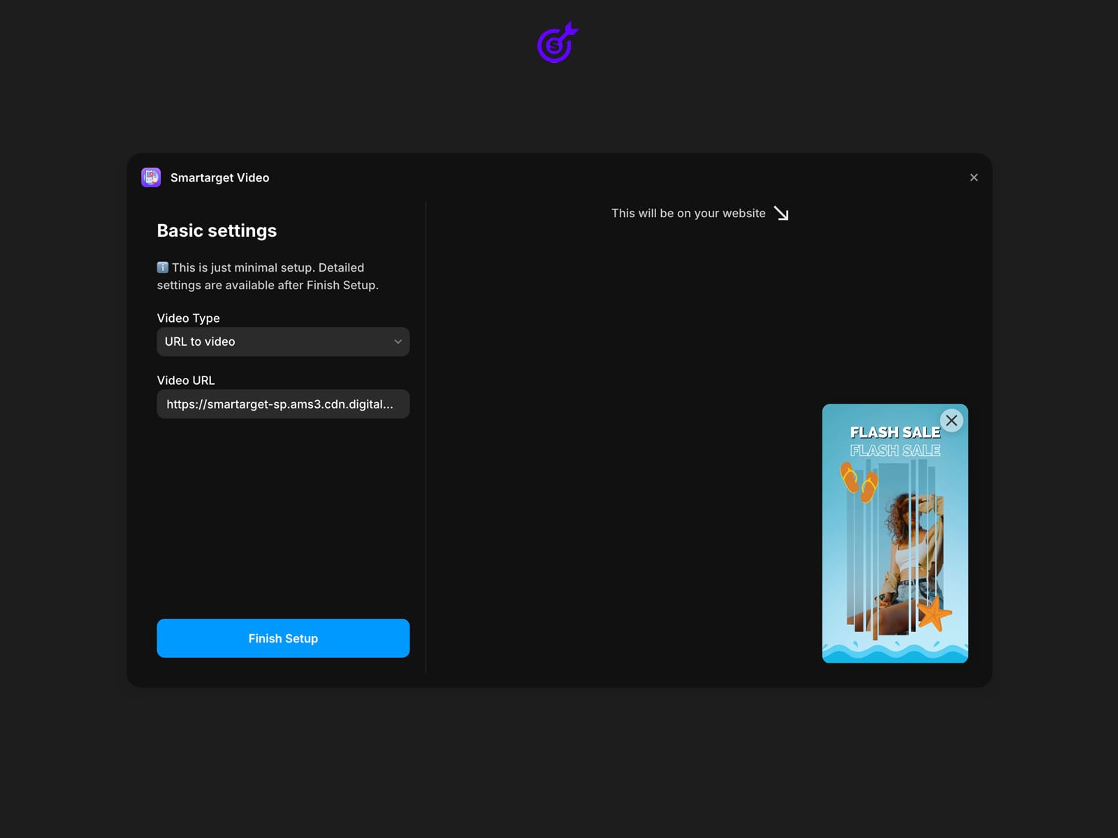 Smartarget Video Widget