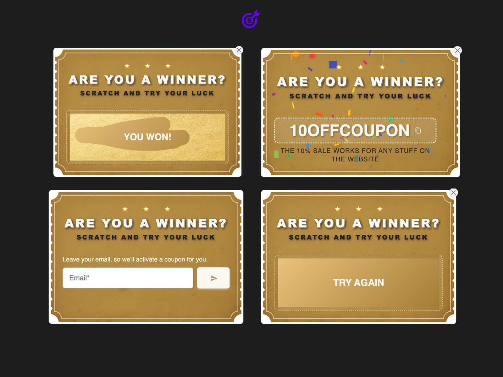 Smartarget Scratch Card