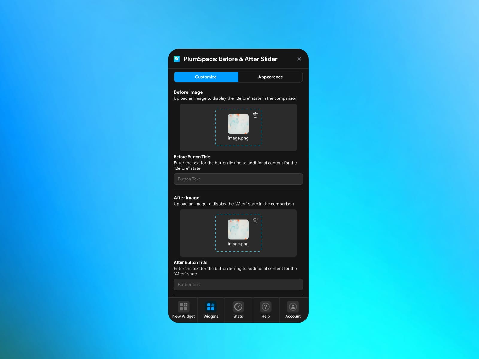 PlumSpace: Before & After Slider