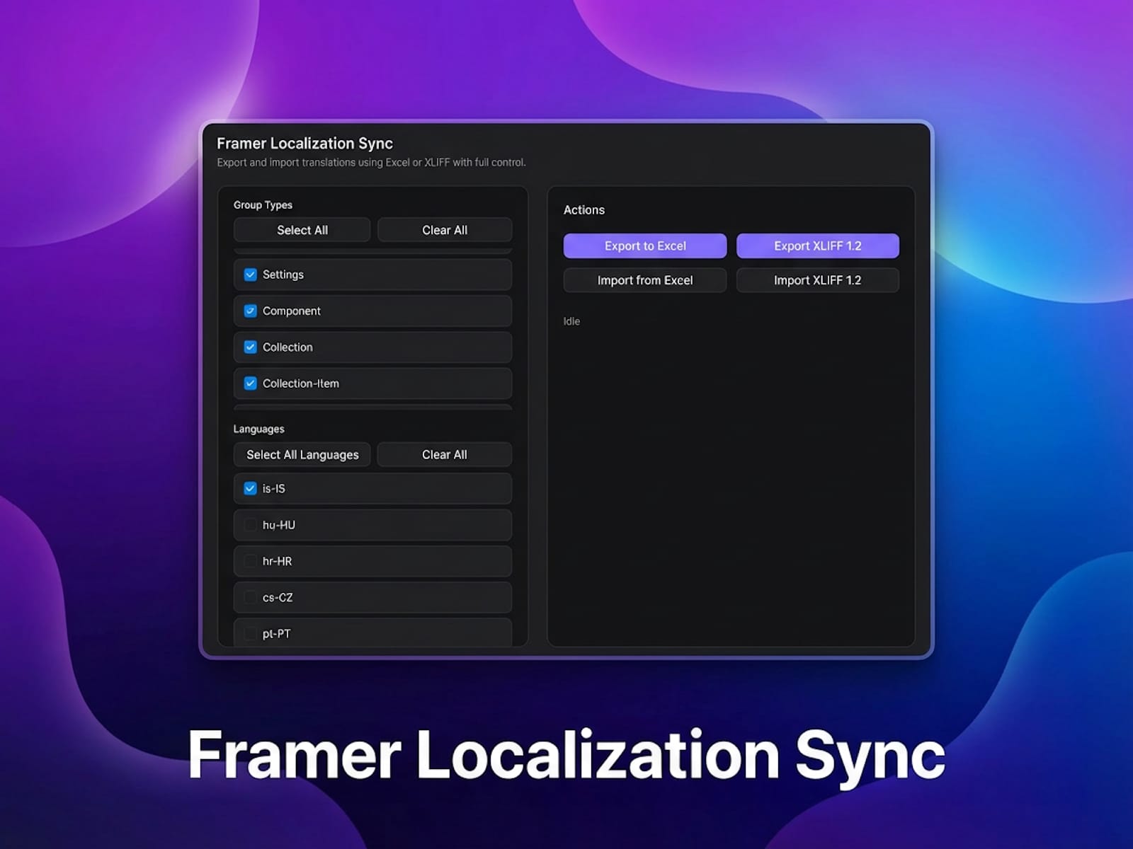 Framer Localization Sync