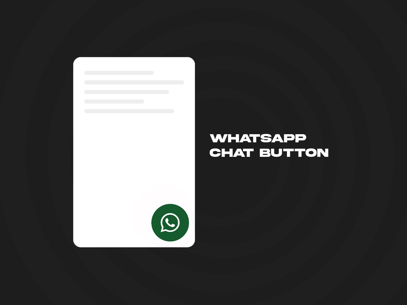 WhatsApp Chat Button