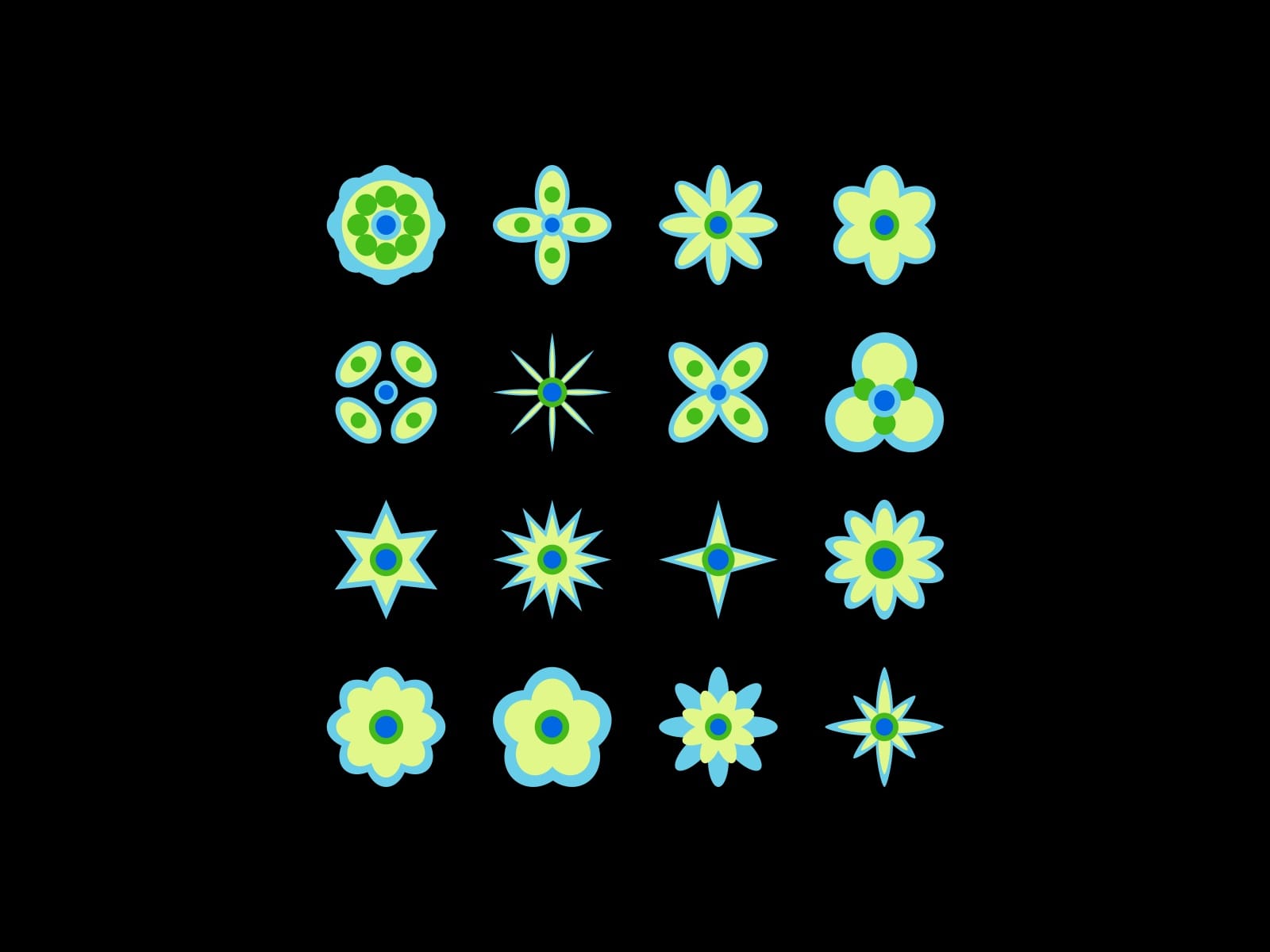 Flowers and Sparkles