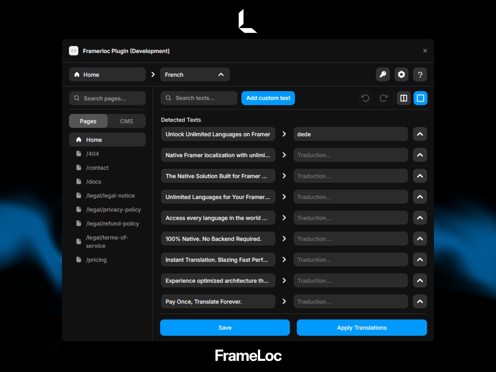 Frameloc