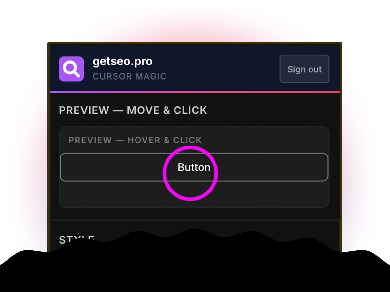 Cursor Play by getseo.pro