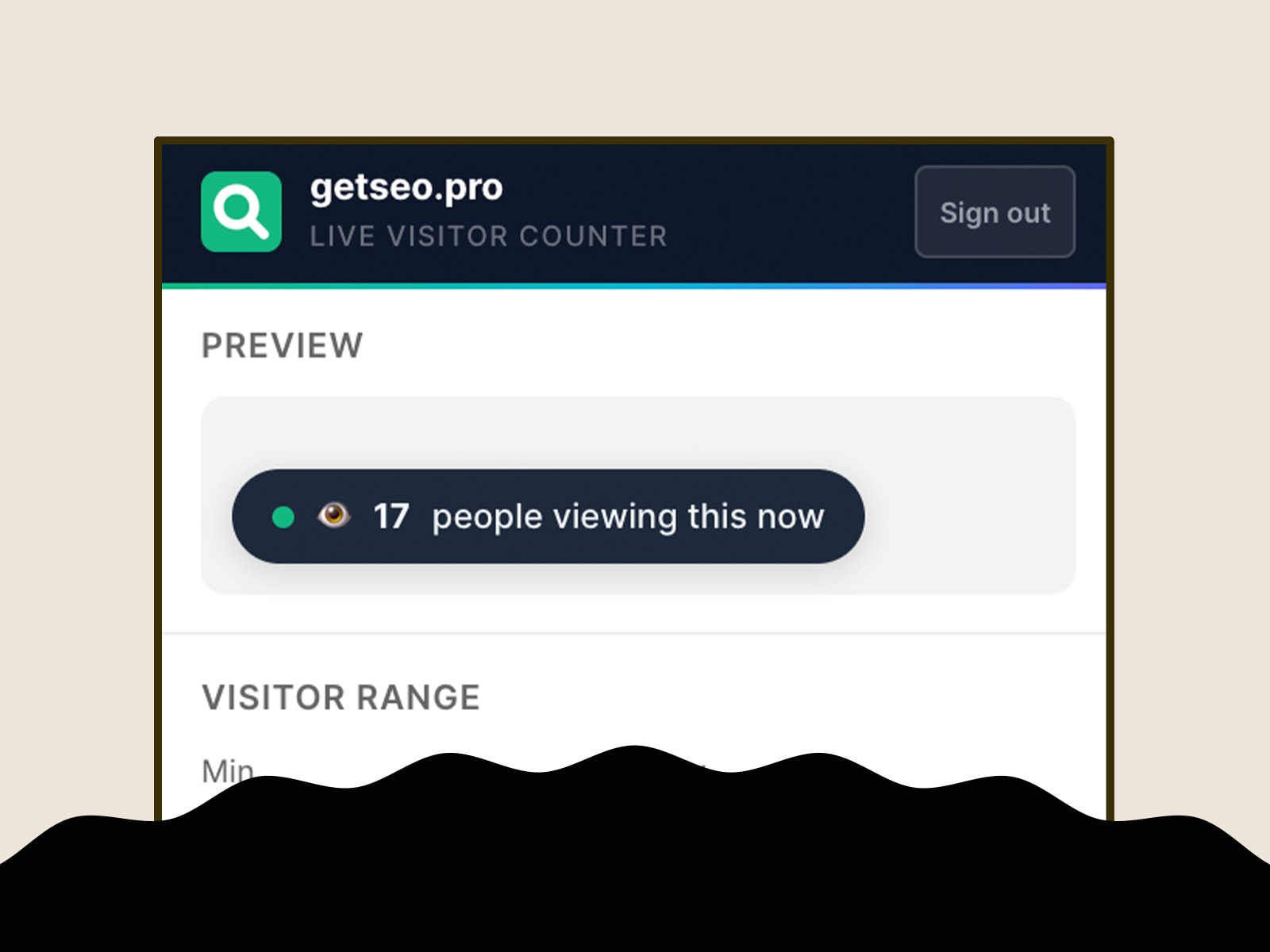Live Visitor Counter by getseo.pro