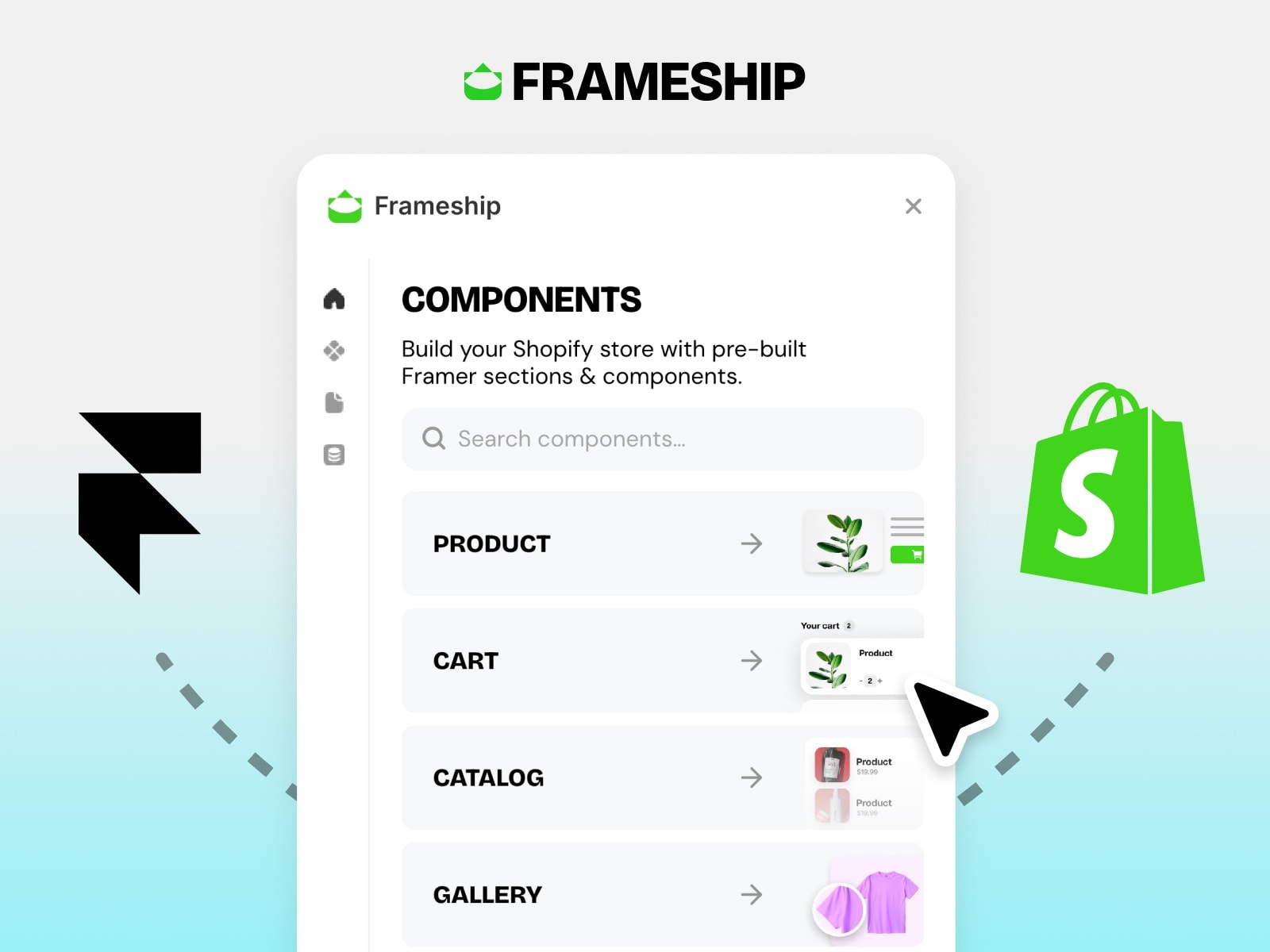Plugin example 1 for E-Commerce, a Framer Marketplace plugin.