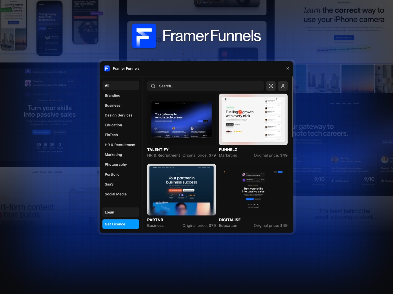 Framer Funnels