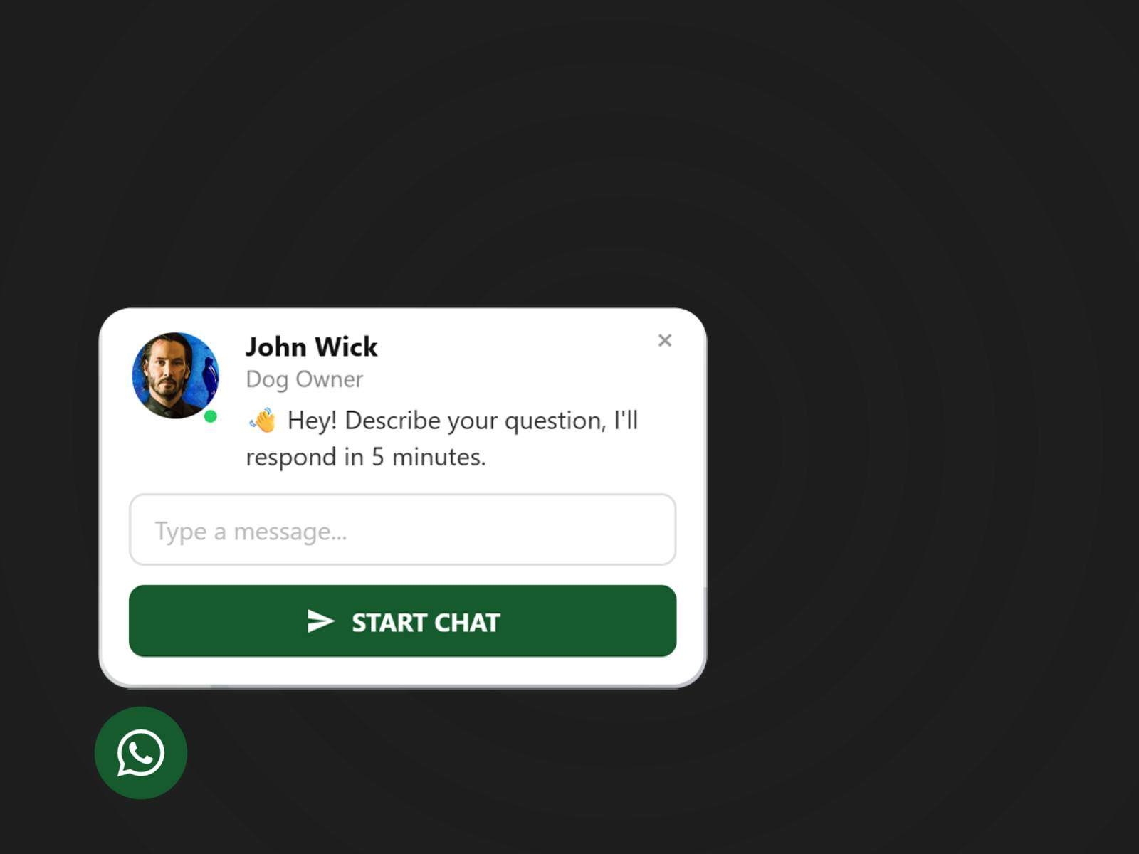 WhatsApp Chat Button