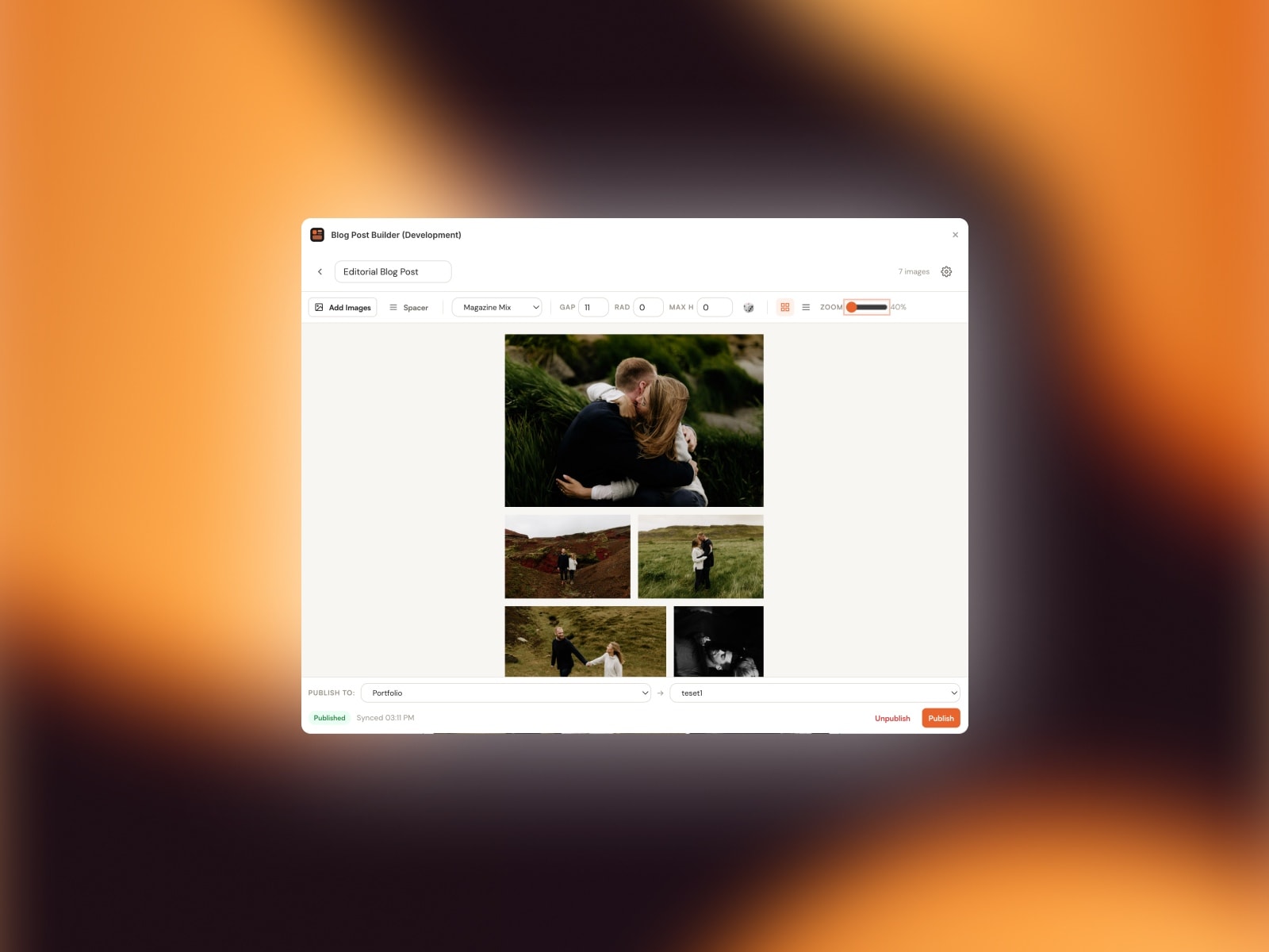 Blog Post Builder
