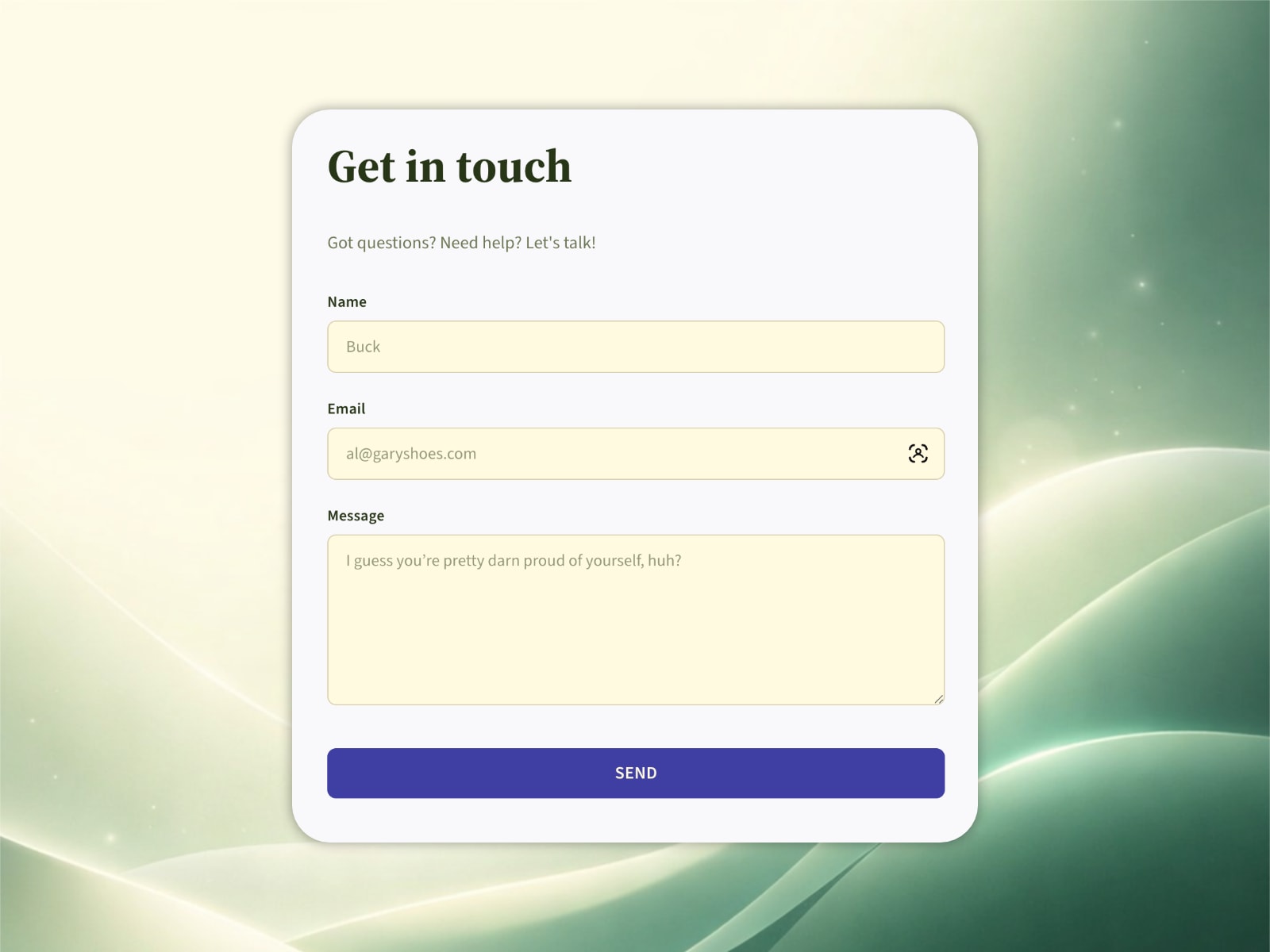 Contact Form - SupportRetriever