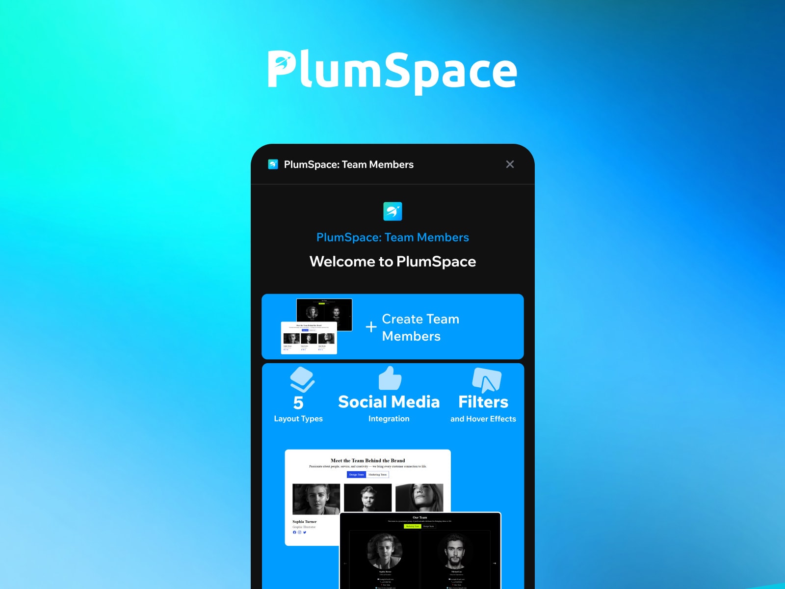 PlumSpace: Team Members