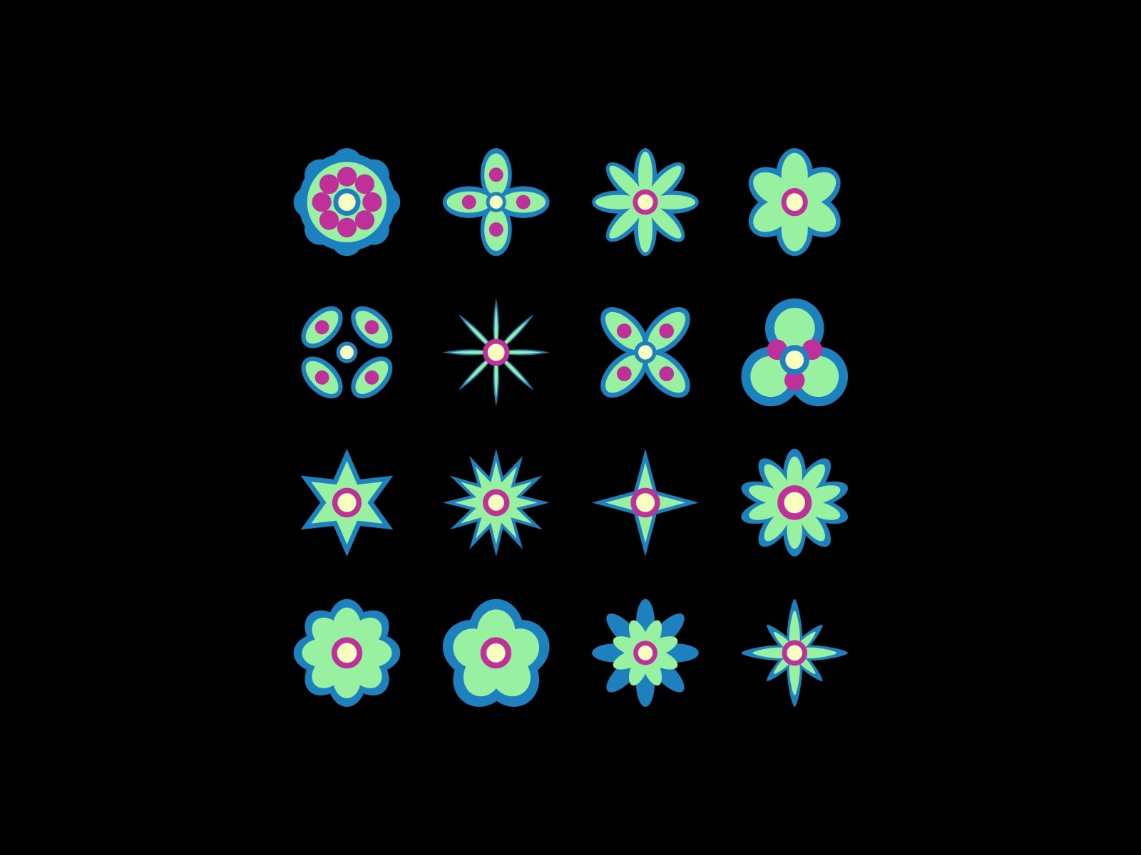 Flowers and Sparkles