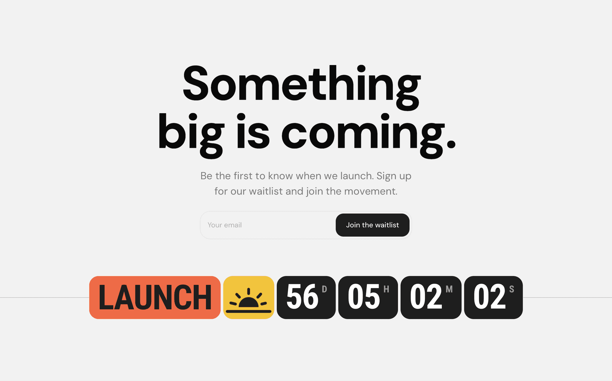 Countdown - Waitlist