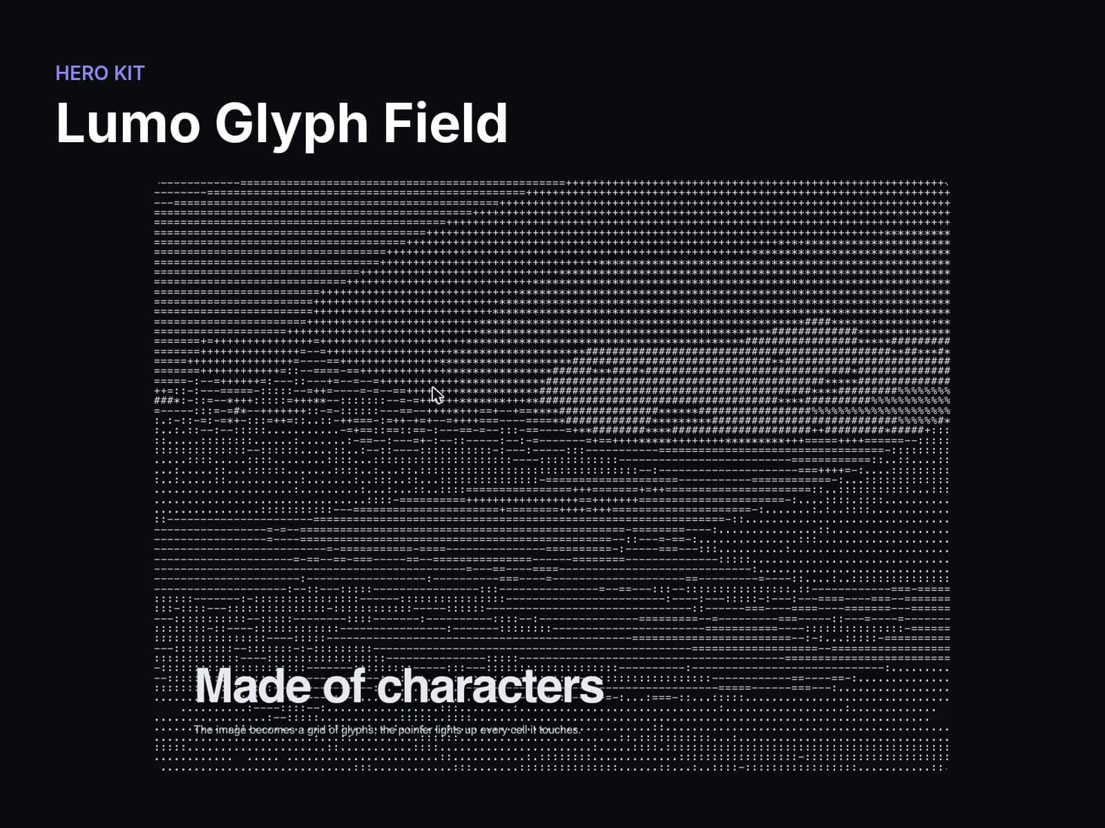 Lumo Glyph Field