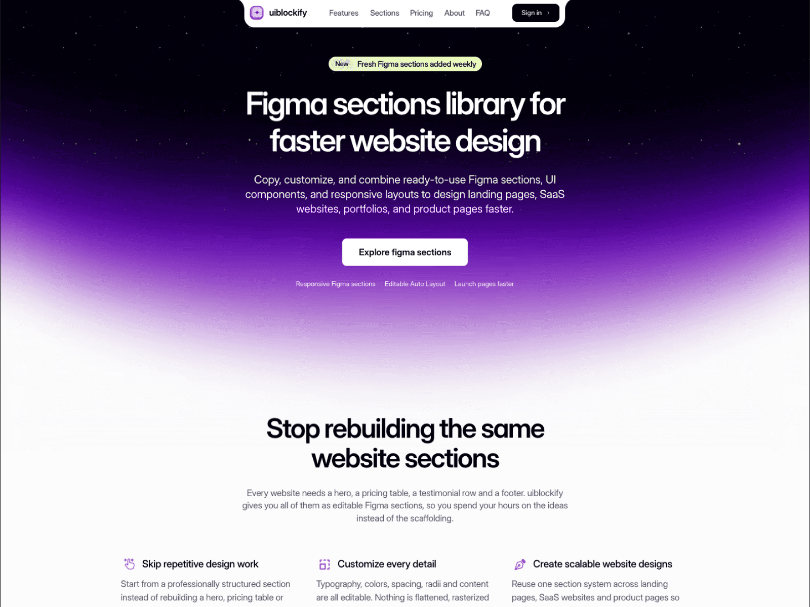 Figma Design Section