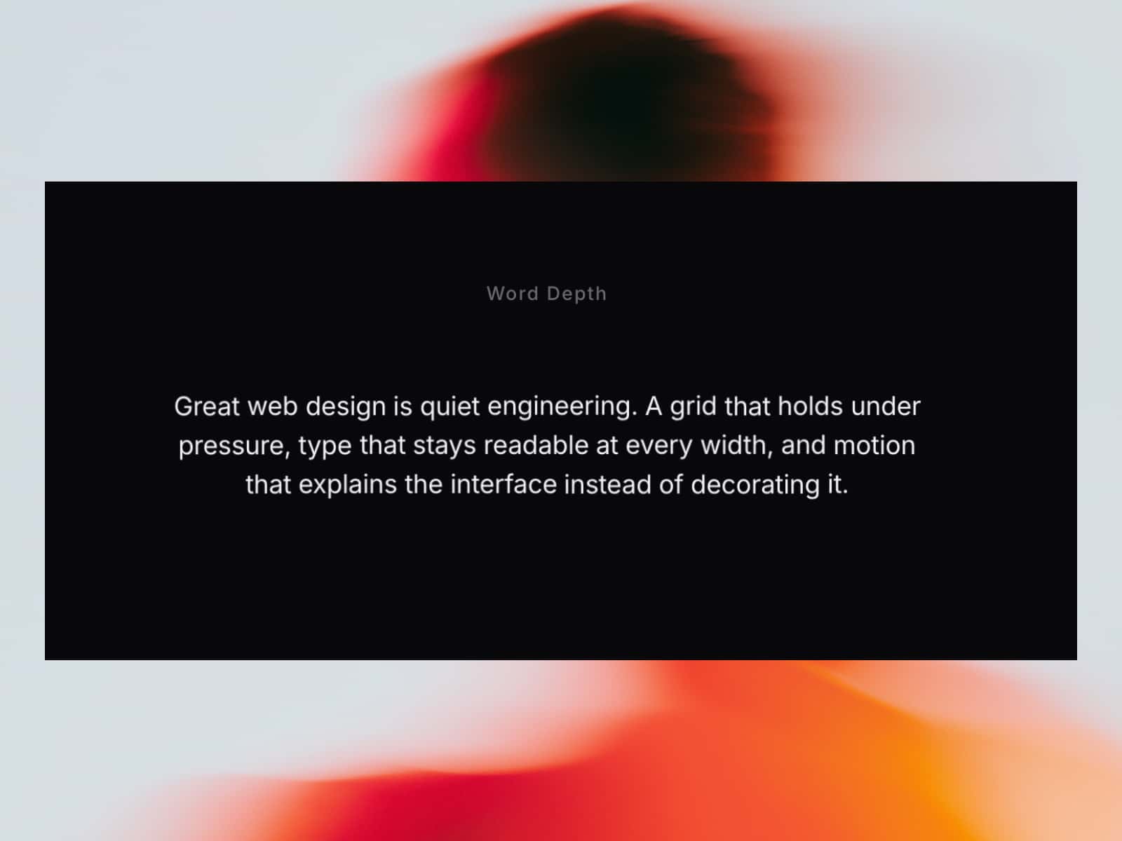Word Depth