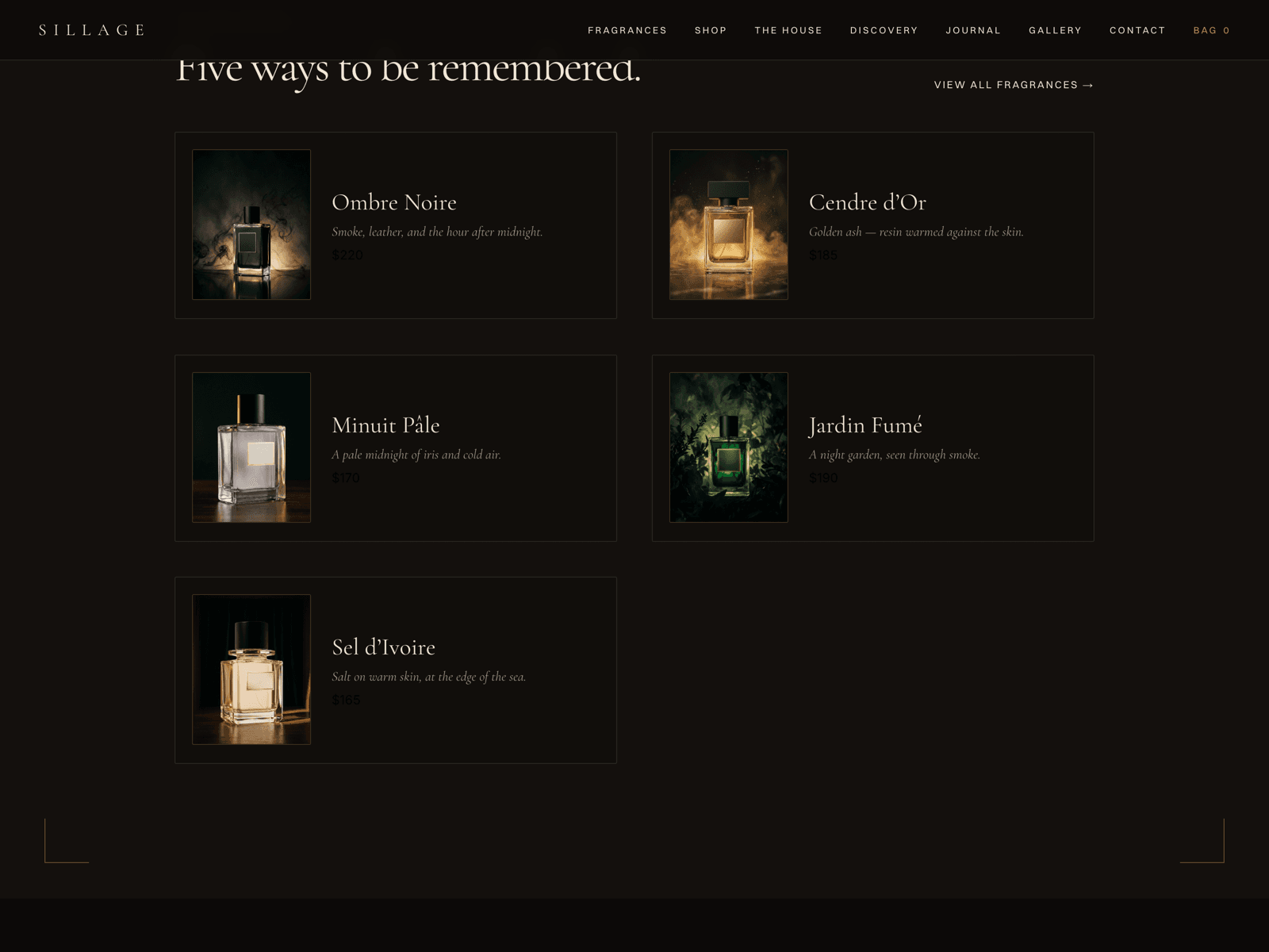 SILLAGE Fragrance