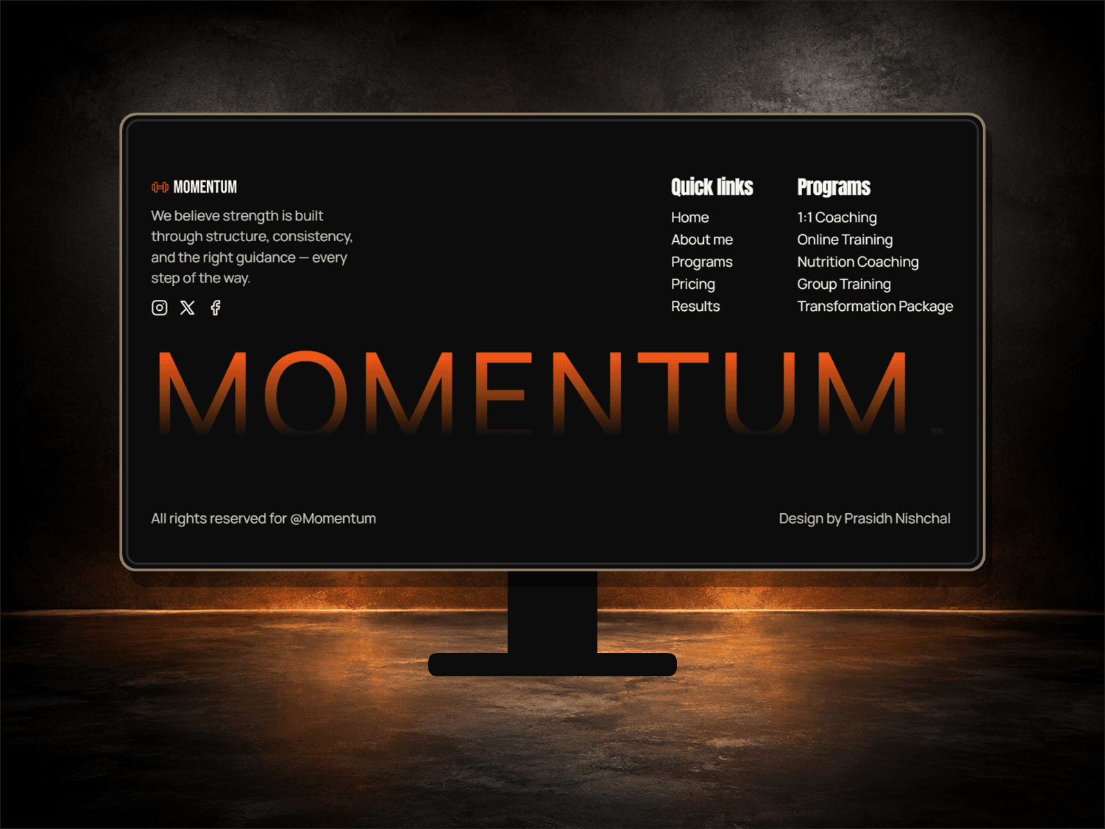 Momentum Fit