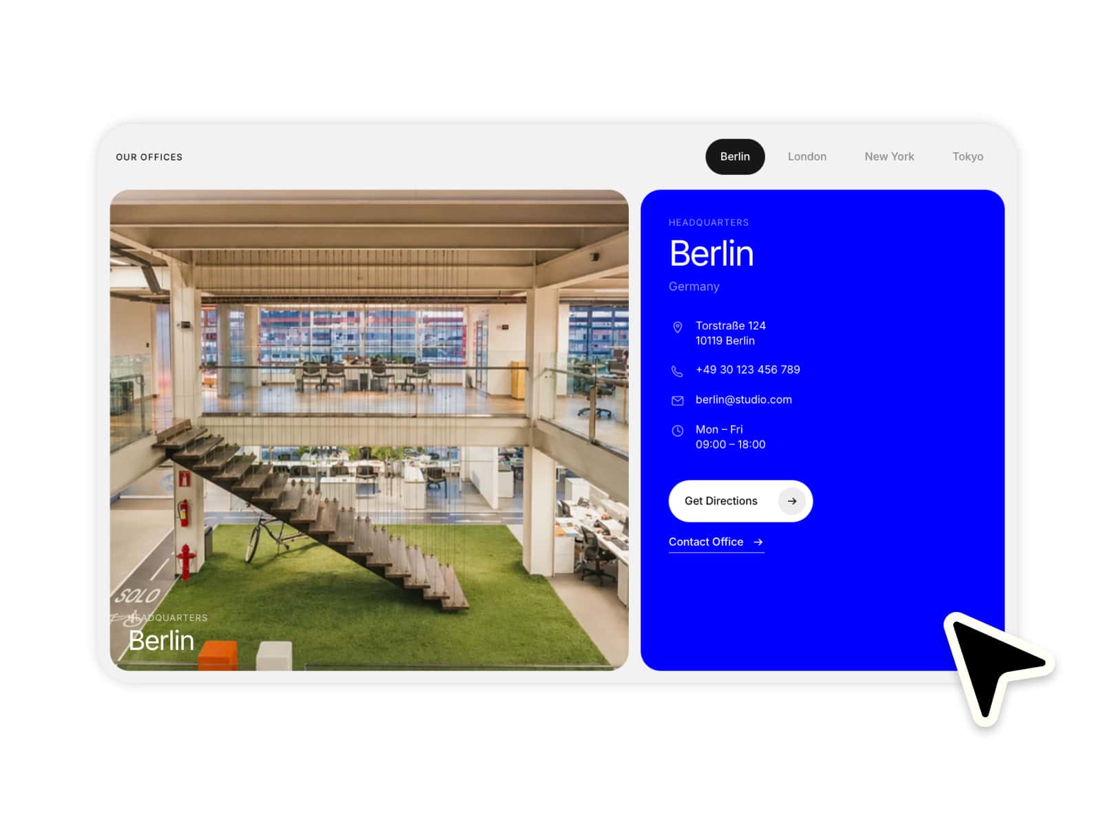 Office Location Card