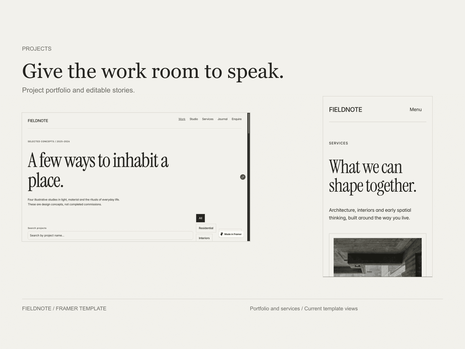 Fieldnote Studio