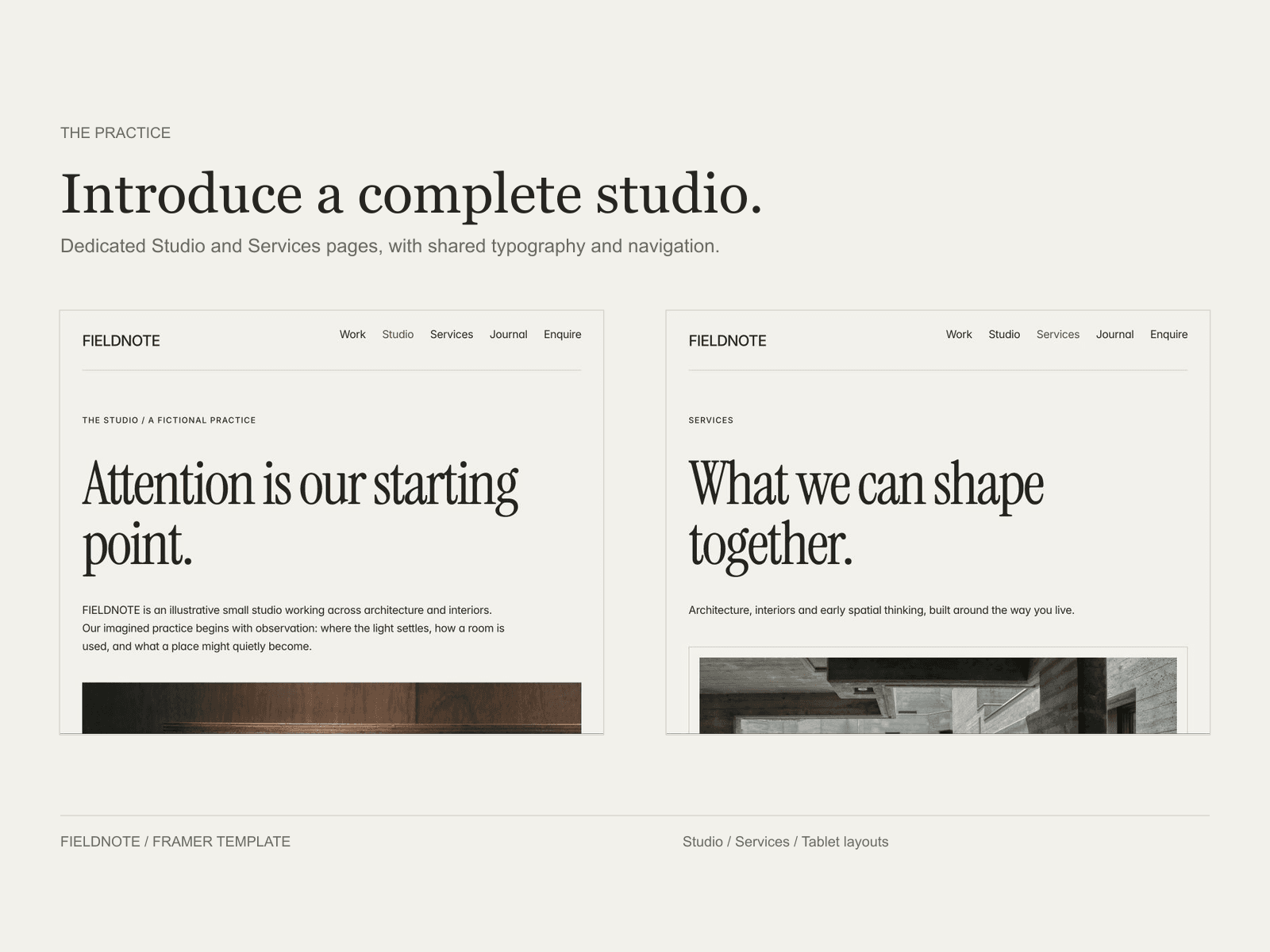 Fieldnote Studio