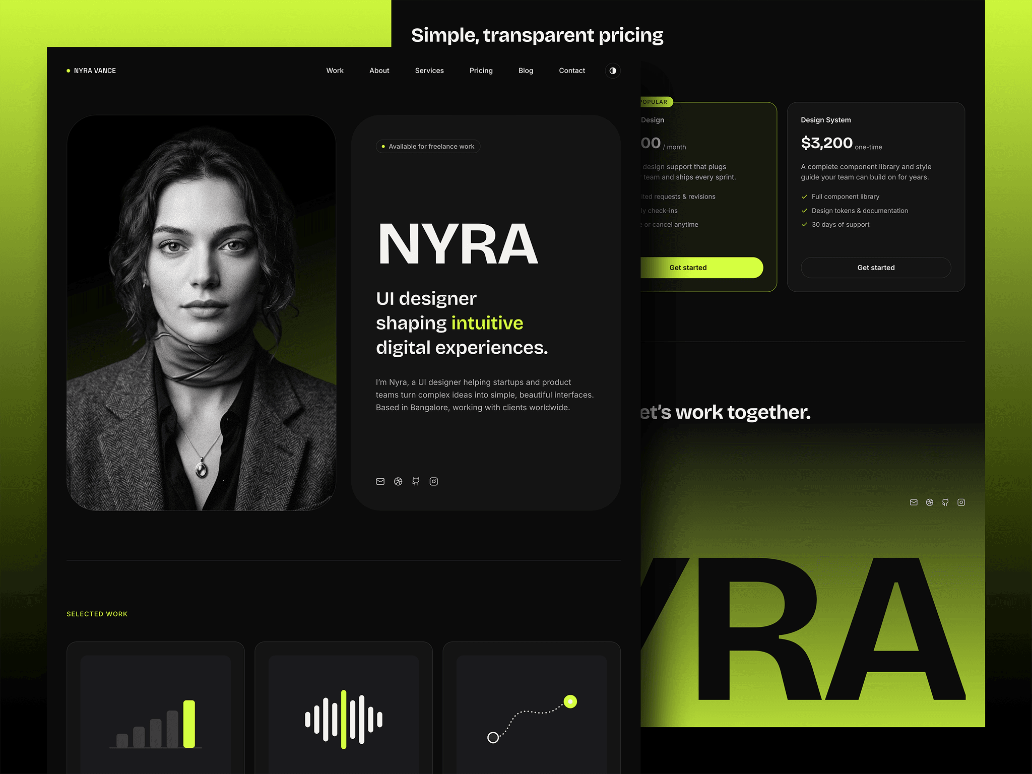 Nyra UI designer