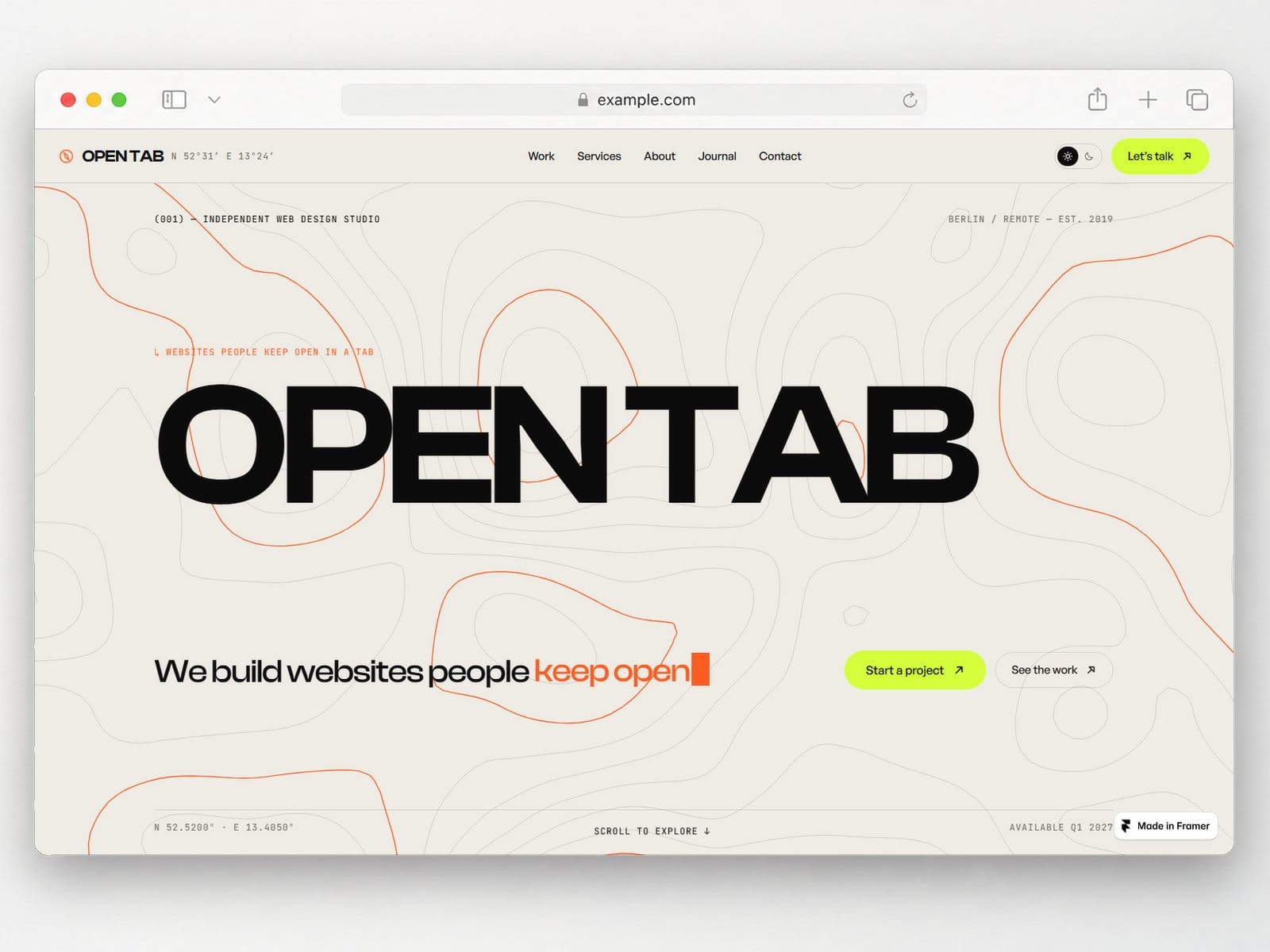 OPEN TAB
