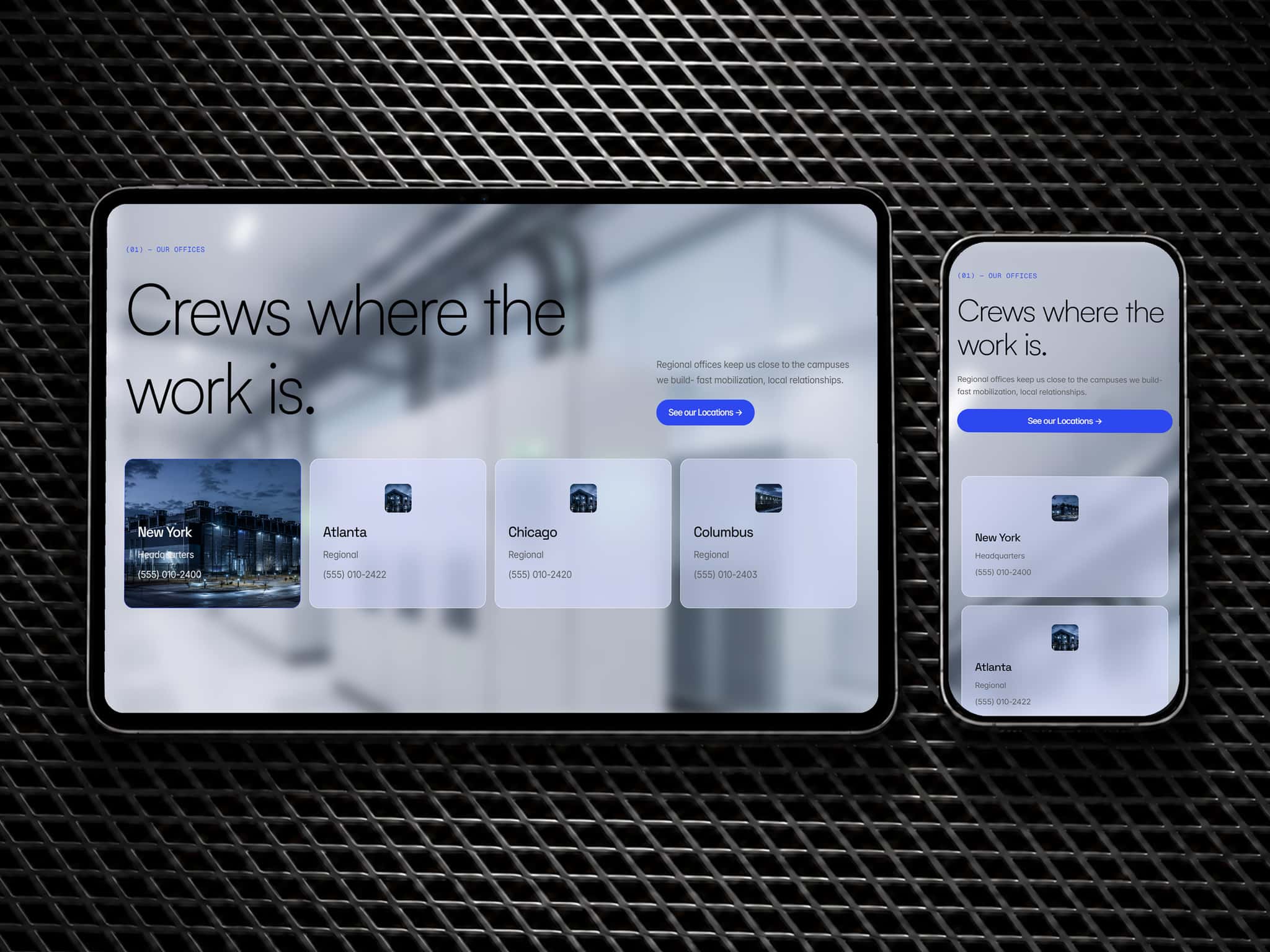 Hover Location Card