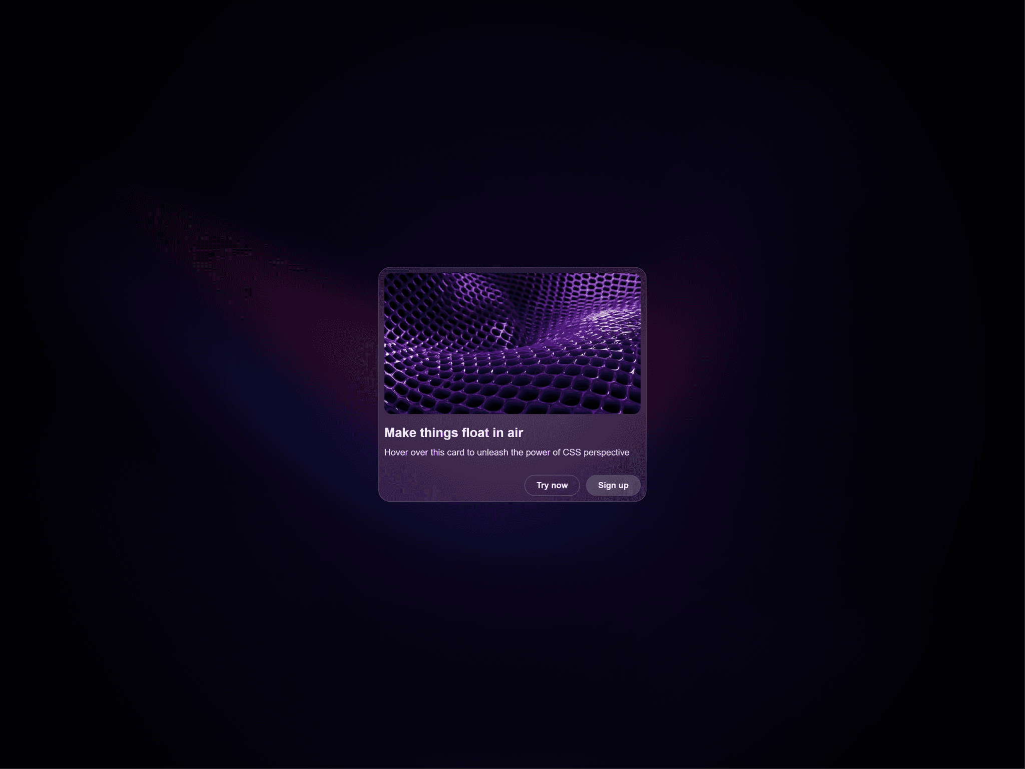 Real 3D Layered card