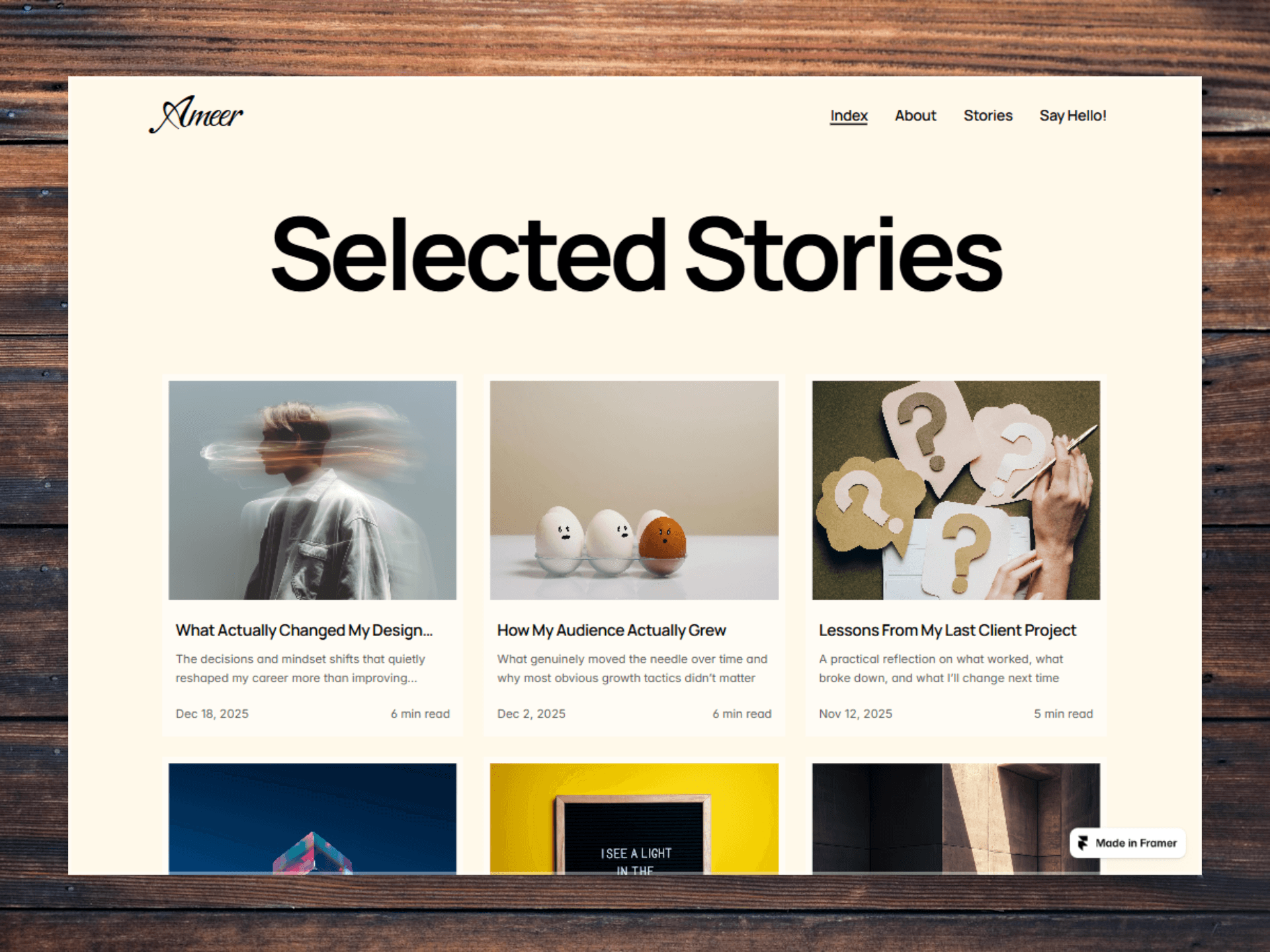 Stories