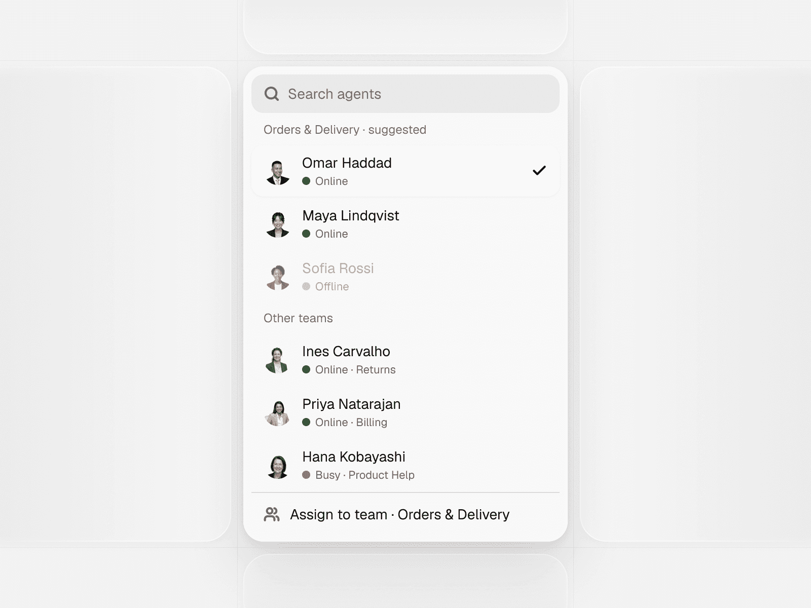 Assignee Picker