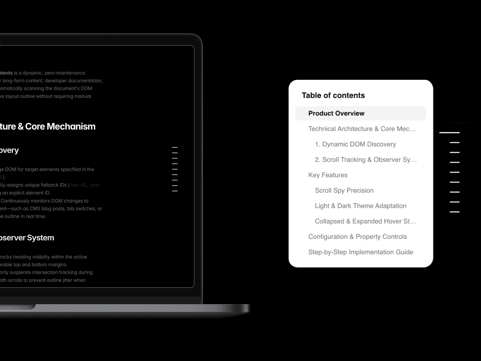 TOC Component